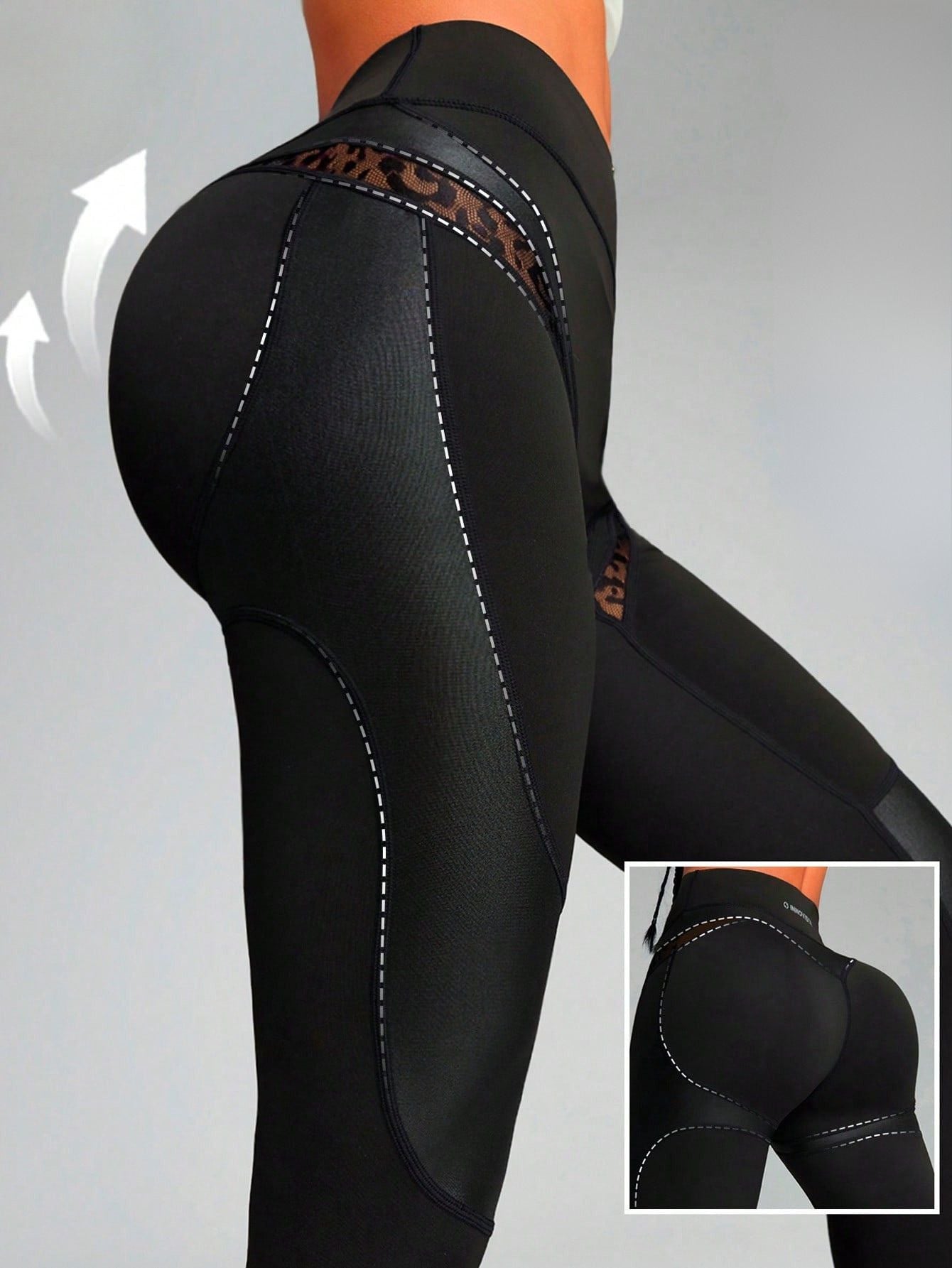 Calça Legging Empina Bumbum Com Recortes E Secagem Rápida
