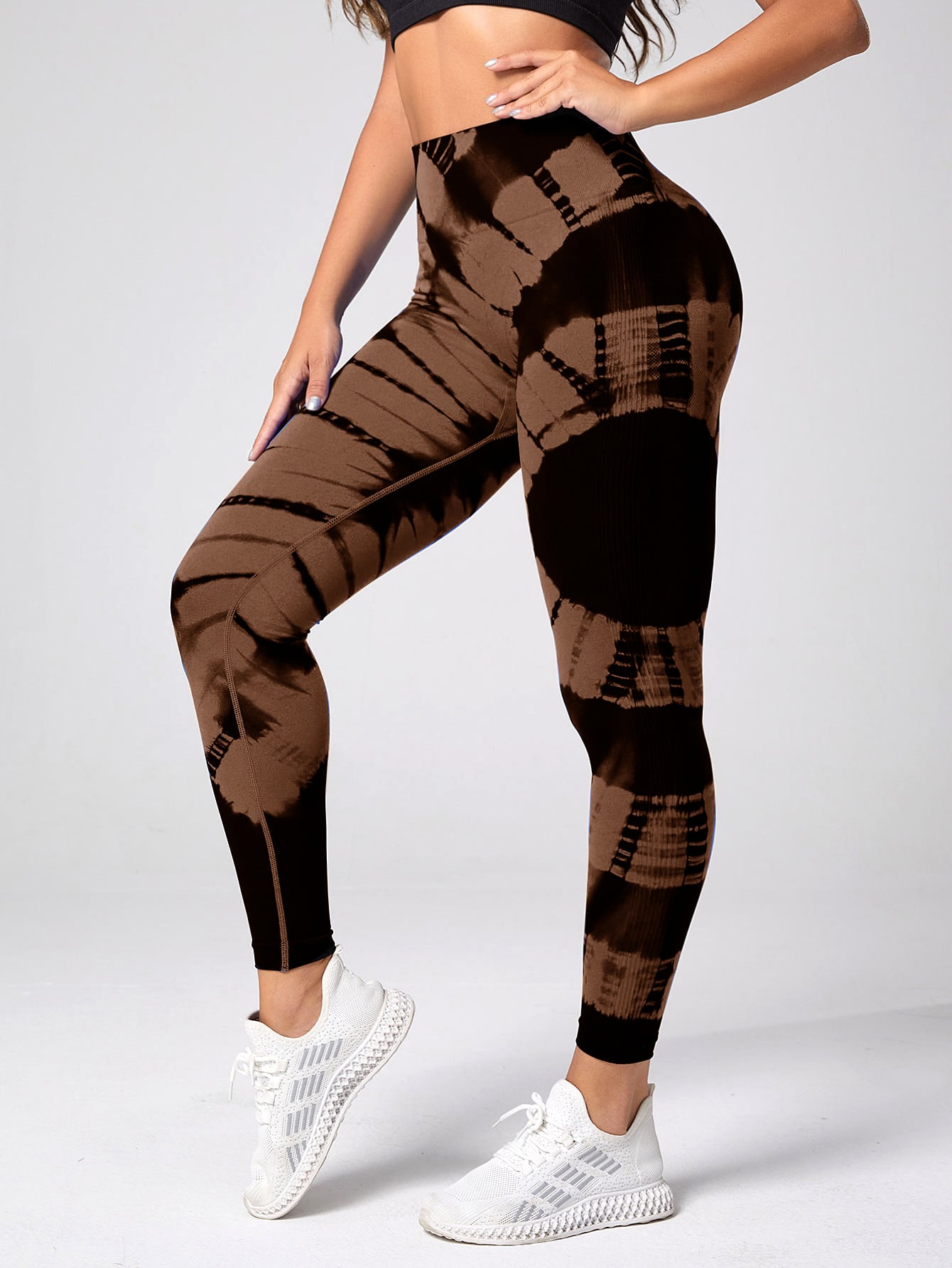 Calça Legging Tie Dye Seamless Empina Bumbum