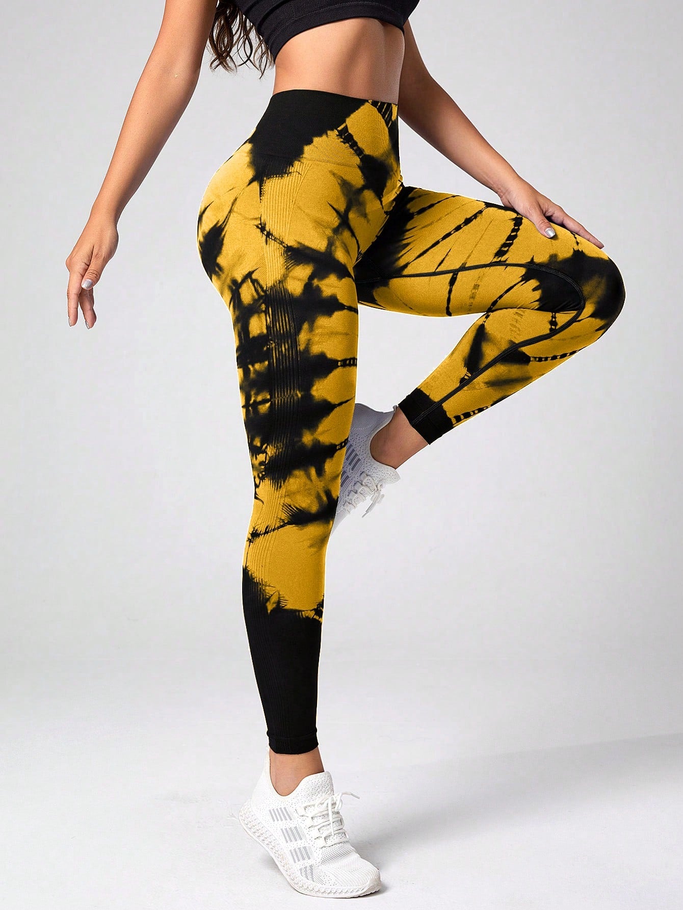 Calça Legging Tie Dye Seamless Empina Bumbum