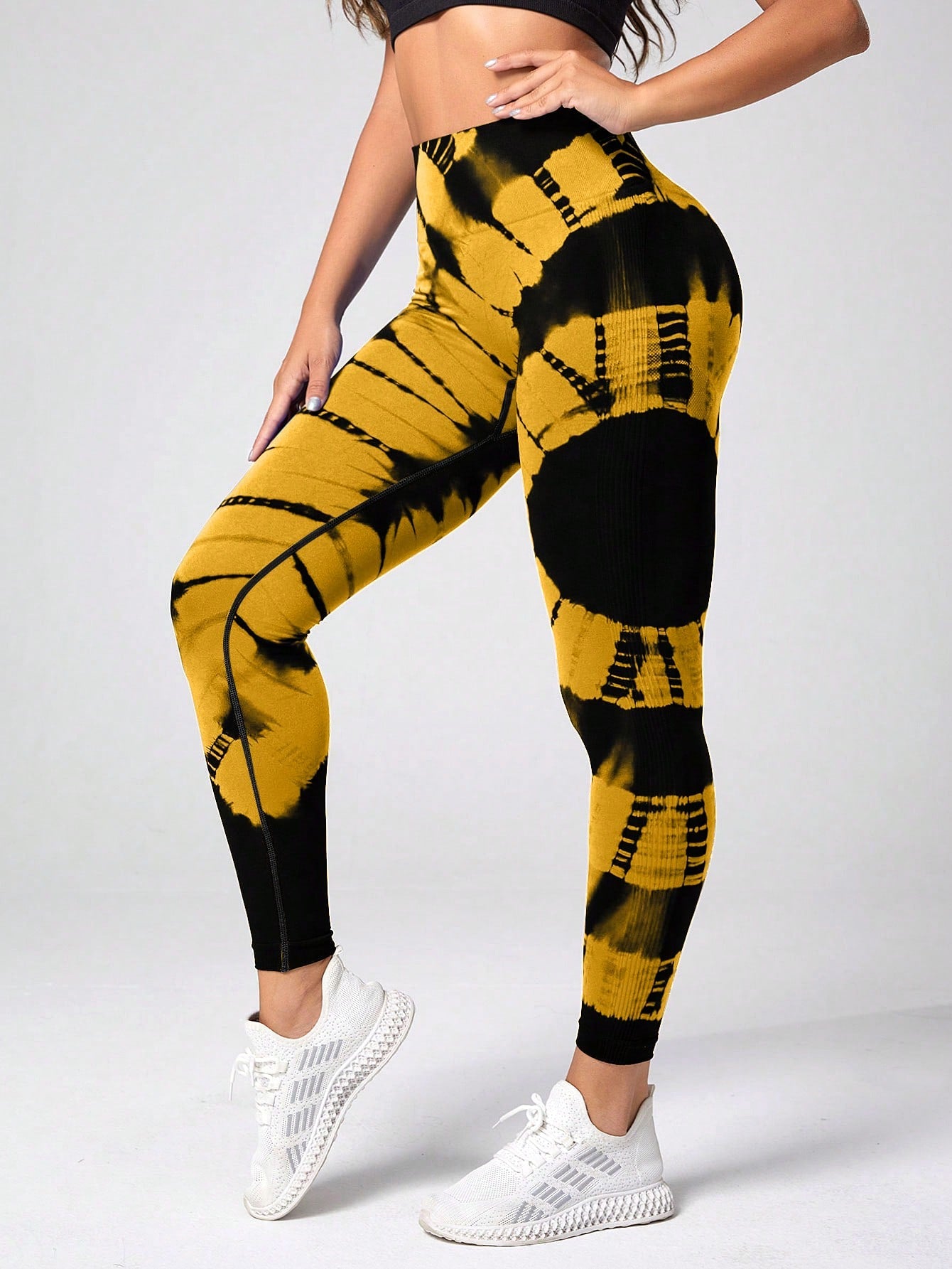Calça Legging Tie Dye Seamless Empina Bumbum