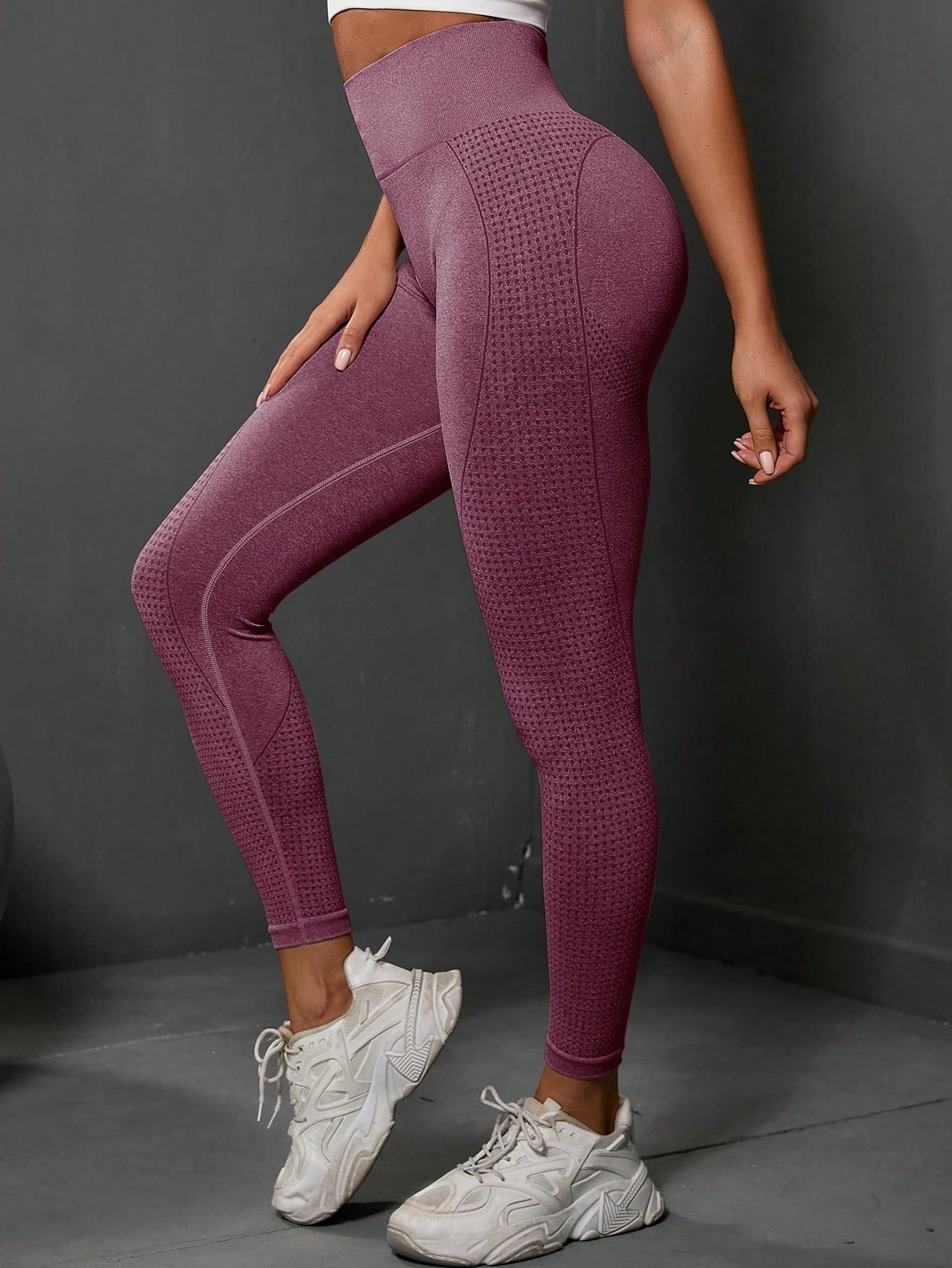 Calça Legging Fitness Texturizada Estampa Tie Dye