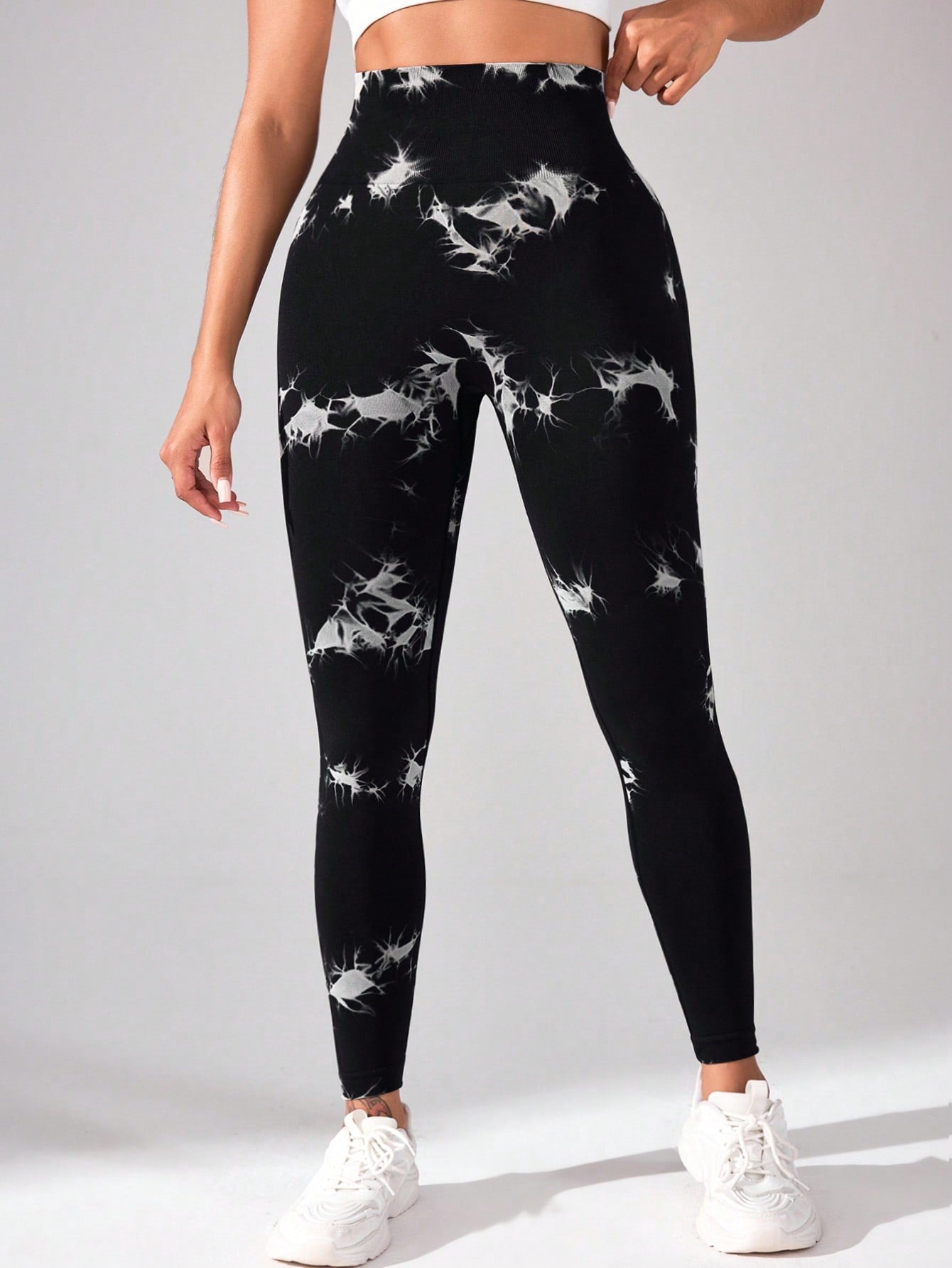 Calça Legging Estampada Tie Dye Empina Bumbum