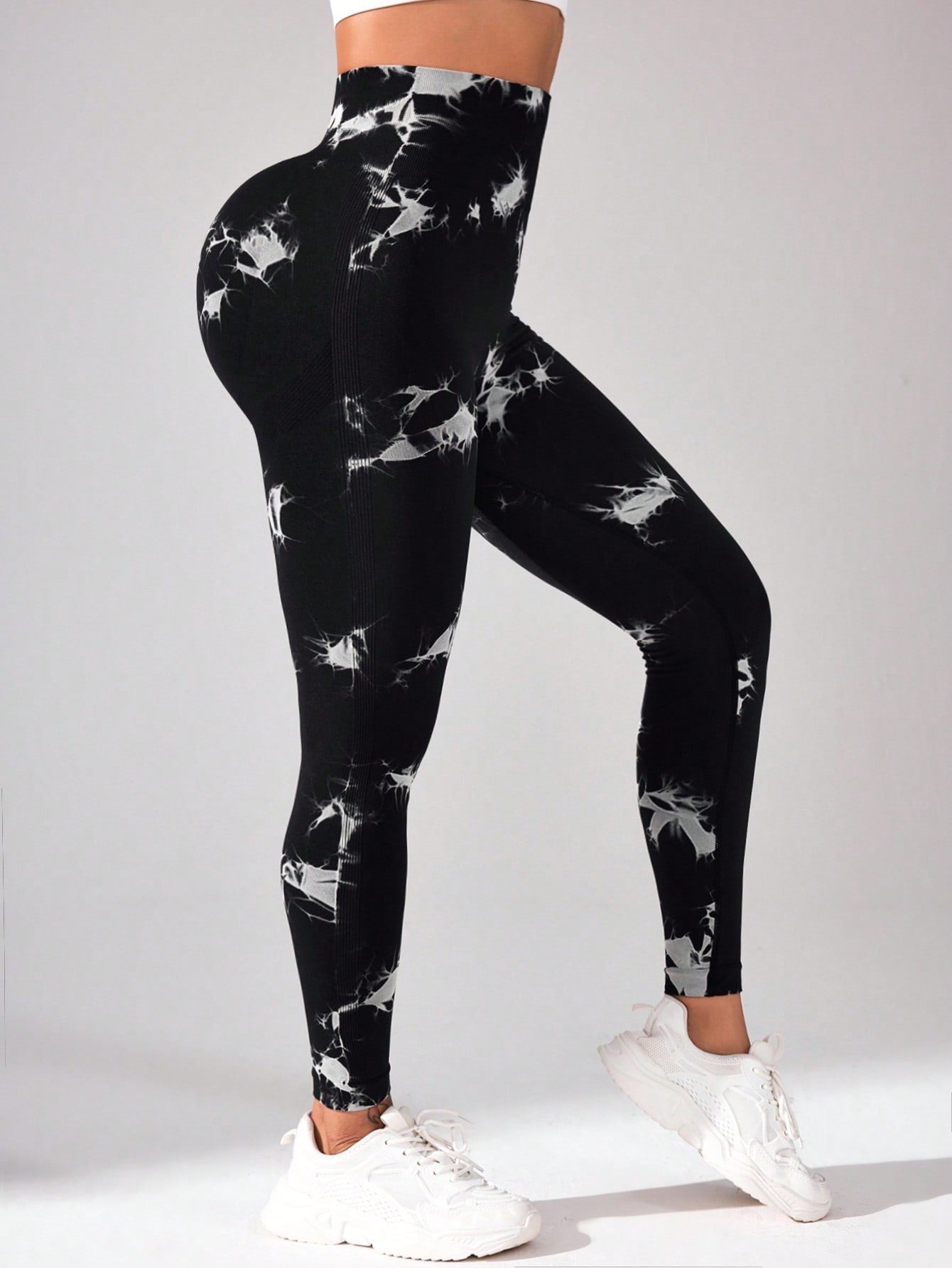 Calça Legging Estampada Tie Dye Empina Bumbum