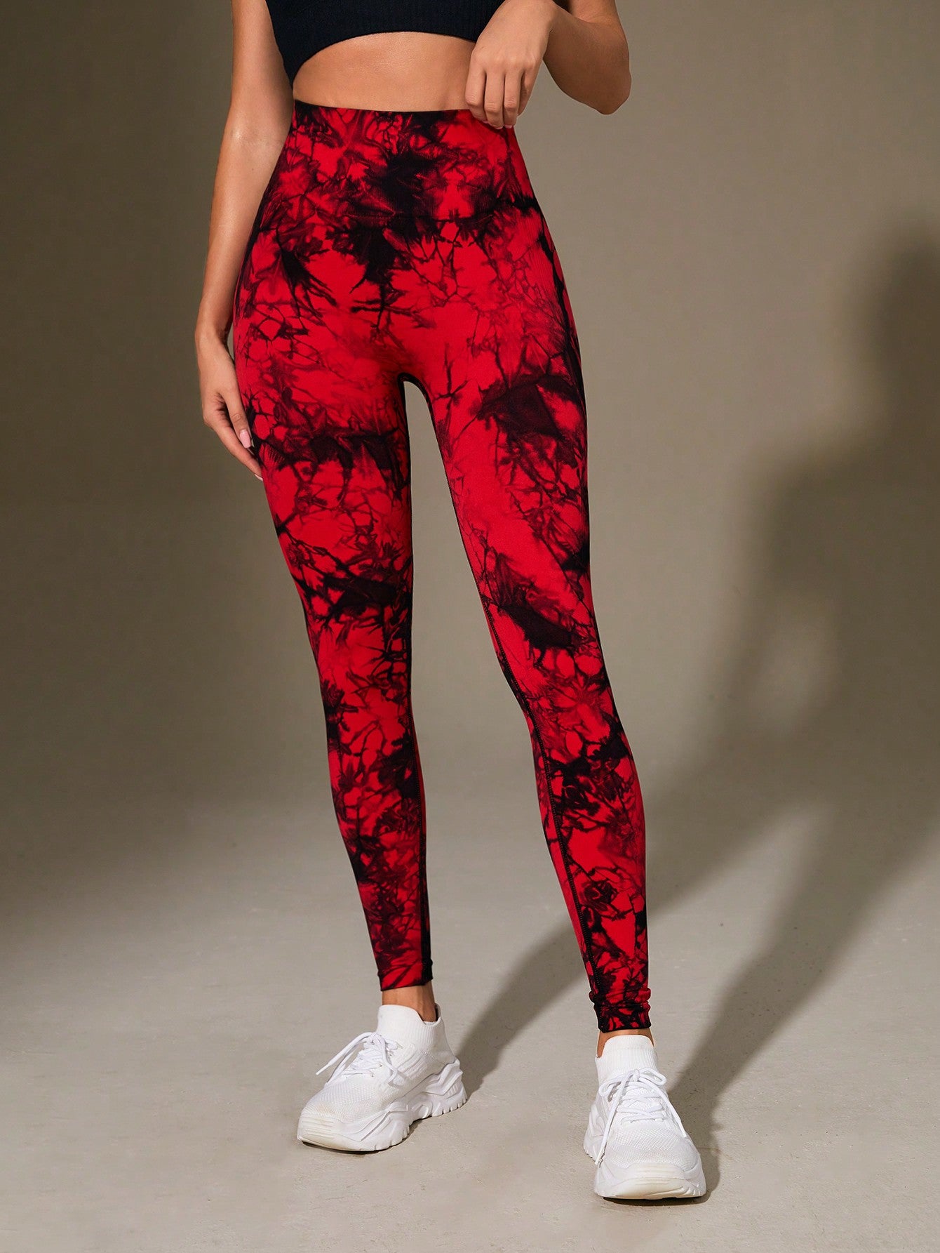 Calça Legging Fashion Estampada Com Efeito Modelador