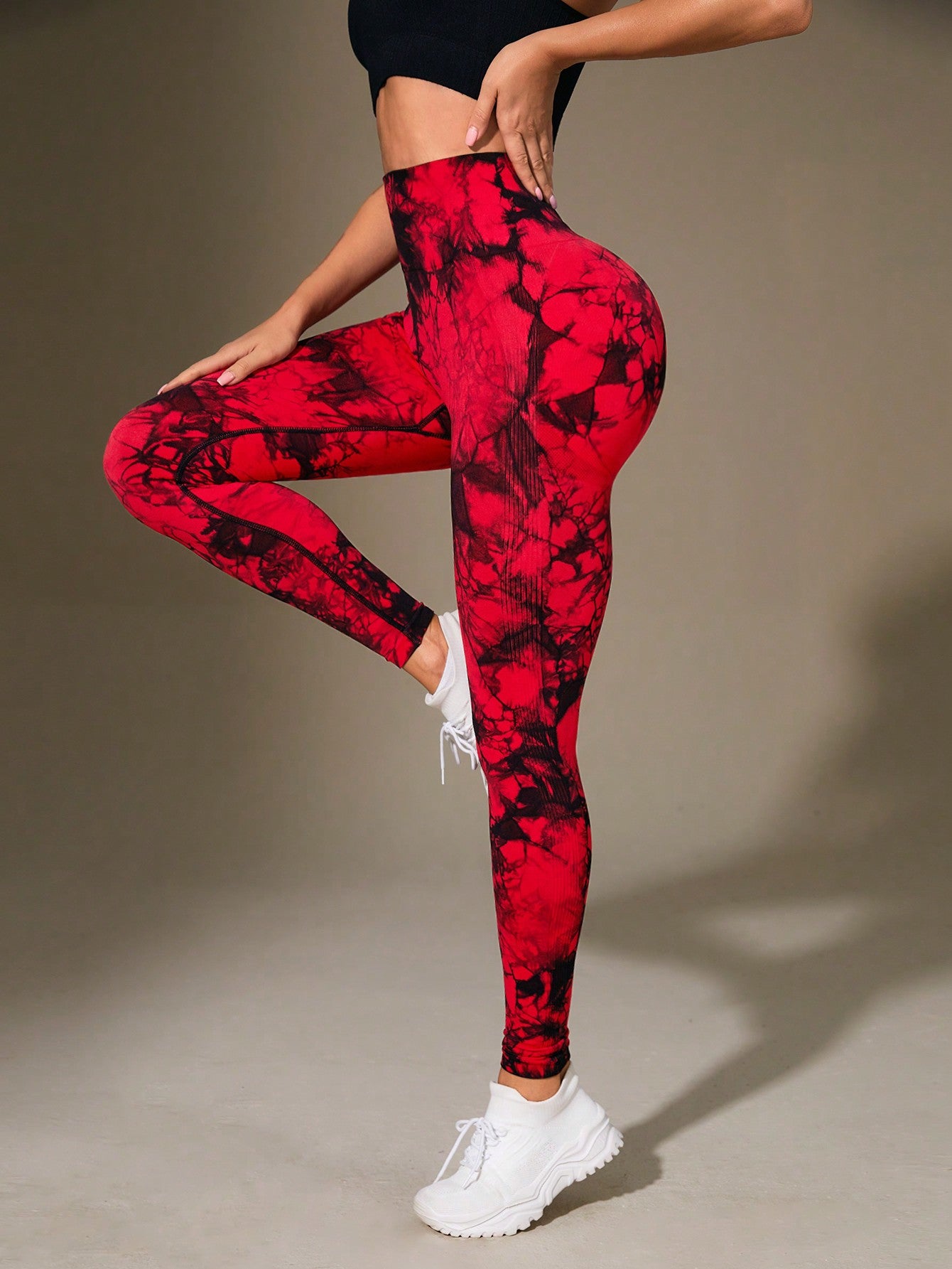 Calça Legging Fashion Estampada Com Efeito Modelador