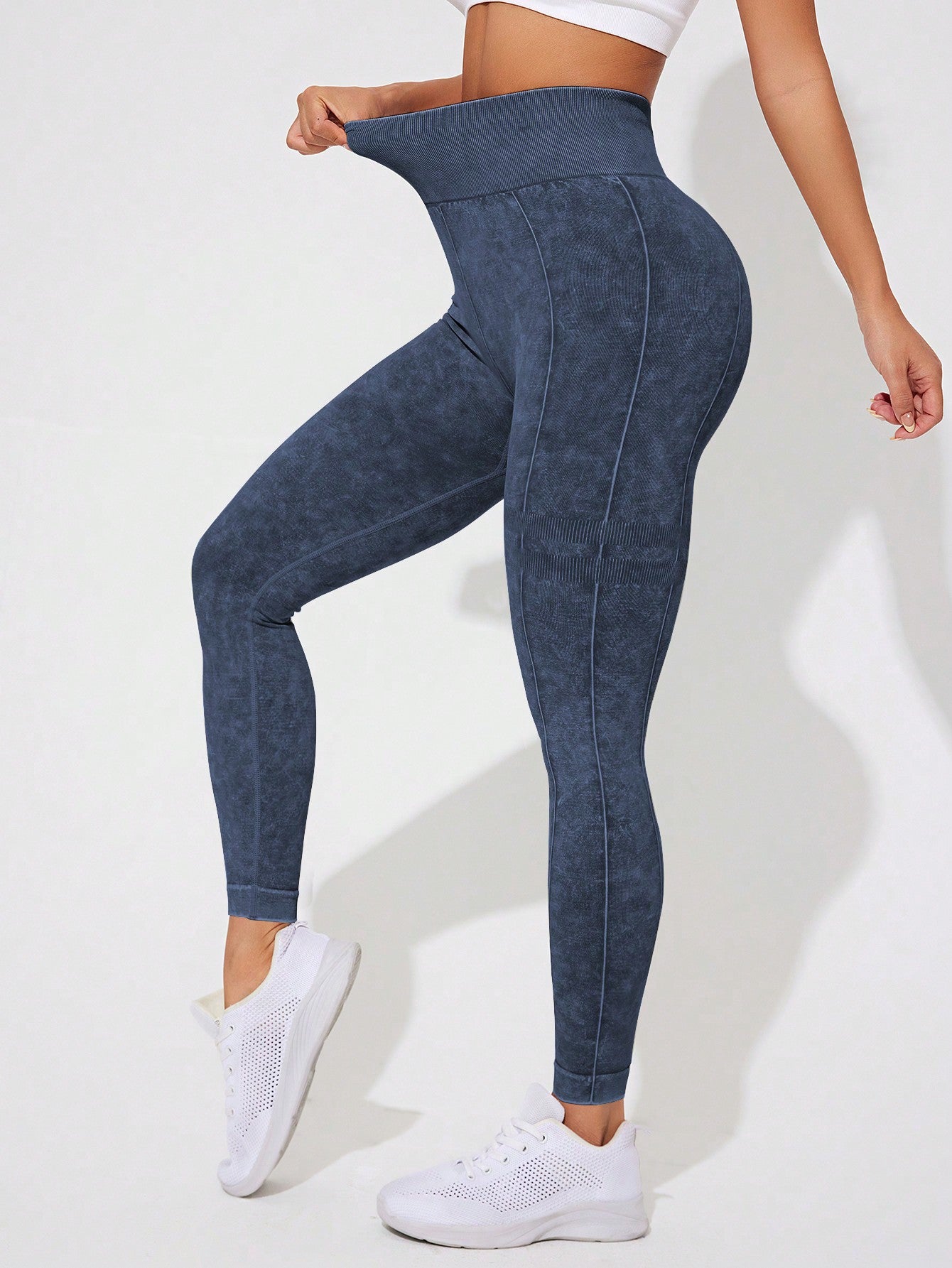 Calça Legging Seamless Cintura Alta Estonada