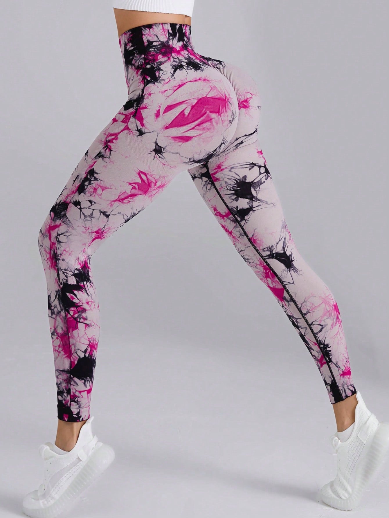 Calça Legging Estampada Tie Dye Empina Bumbum