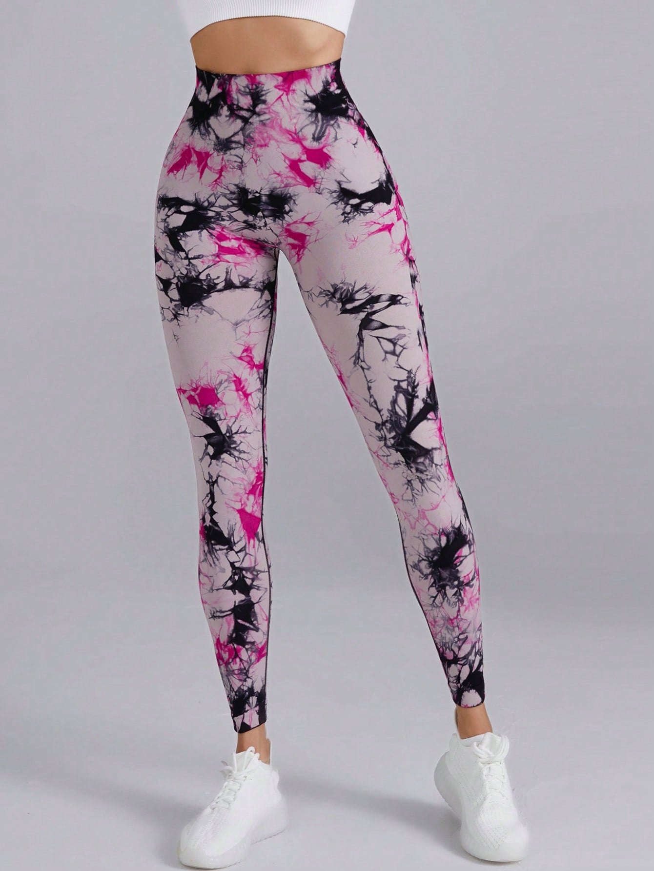 Calça Legging Estampada Tie Dye Empina Bumbum