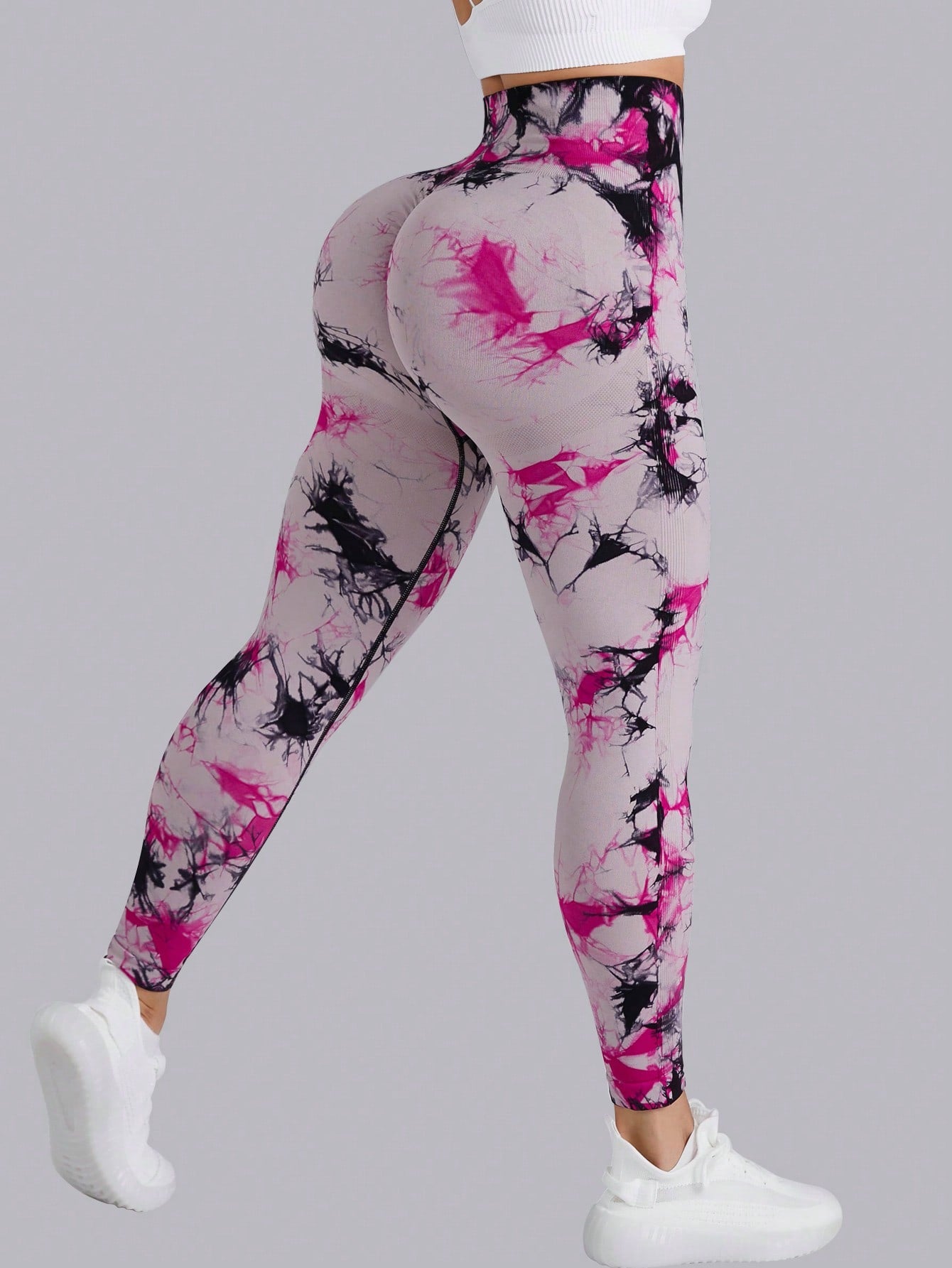 Calça Legging Estampada Tie Dye Empina Bumbum