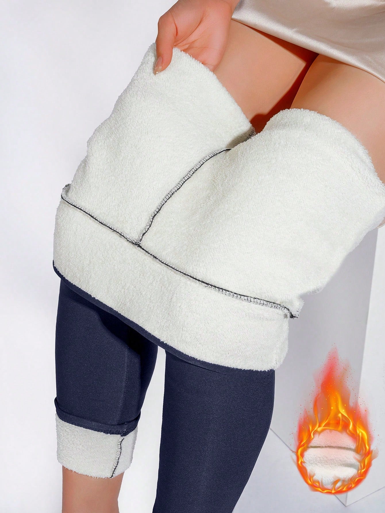 Calça Legging Feminina Forrada Com Forro Térmico