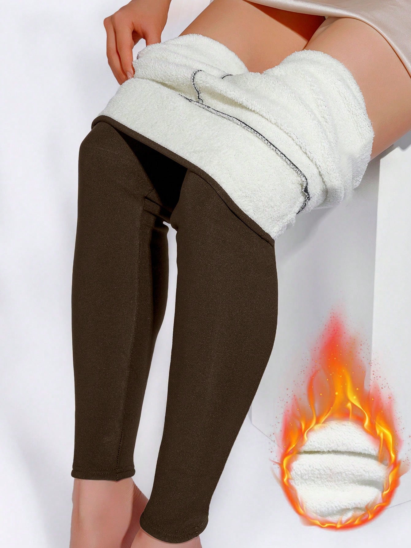 Calça Legging Feminina Forrada Com Forro Térmico