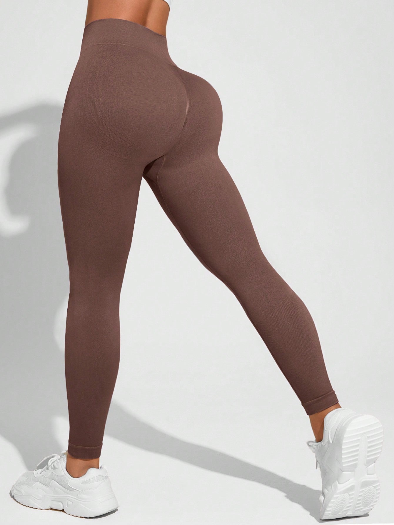 Calça Legging Sem Costura Push Up Cintura Alta
