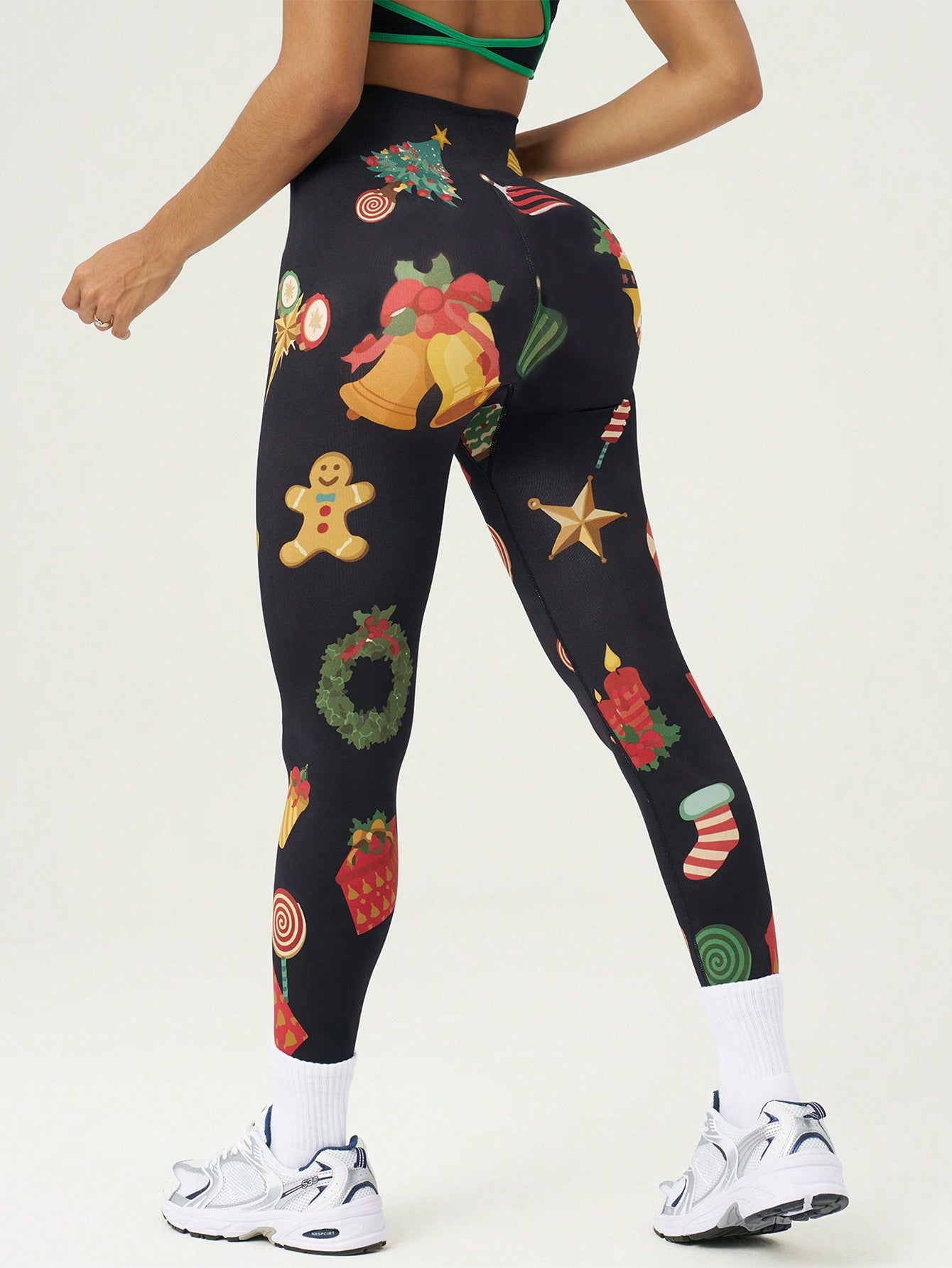 Calça Legging Fashion Estampada Caveira Estilo Halloween