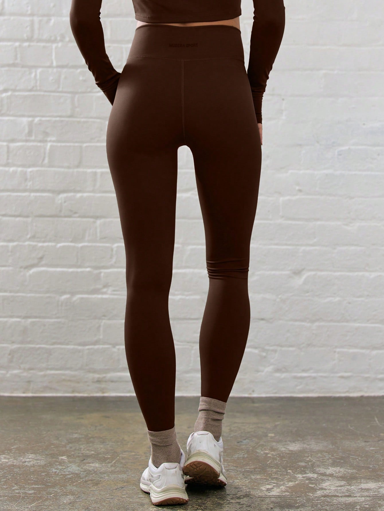 Calça Legging Básica Cintura Alta V Cut Confortável