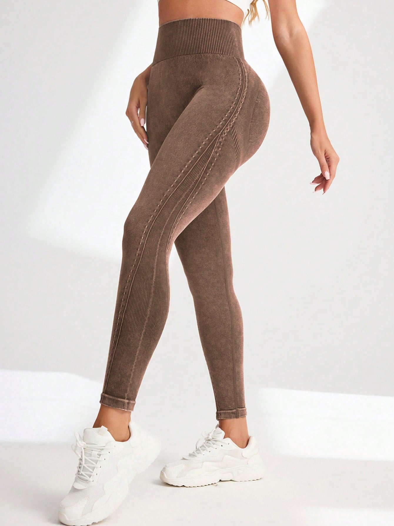 Calça Legging Seamless Cintura Alta Estonada