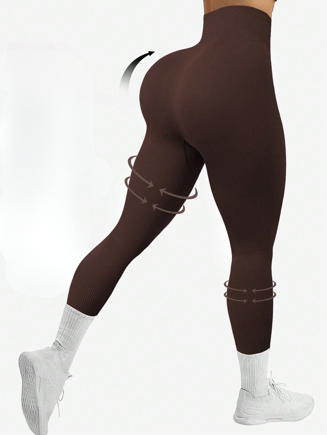 Calça Legging Modeladora Sem Costura Efeito Cintura Slim