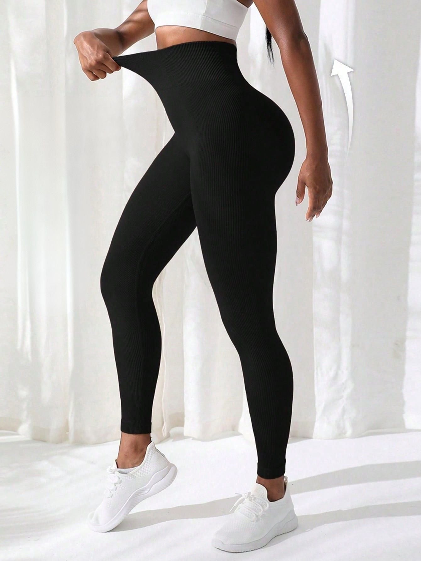 Calça Legging Modeladora Sem Costura Efeito Cintura Slim