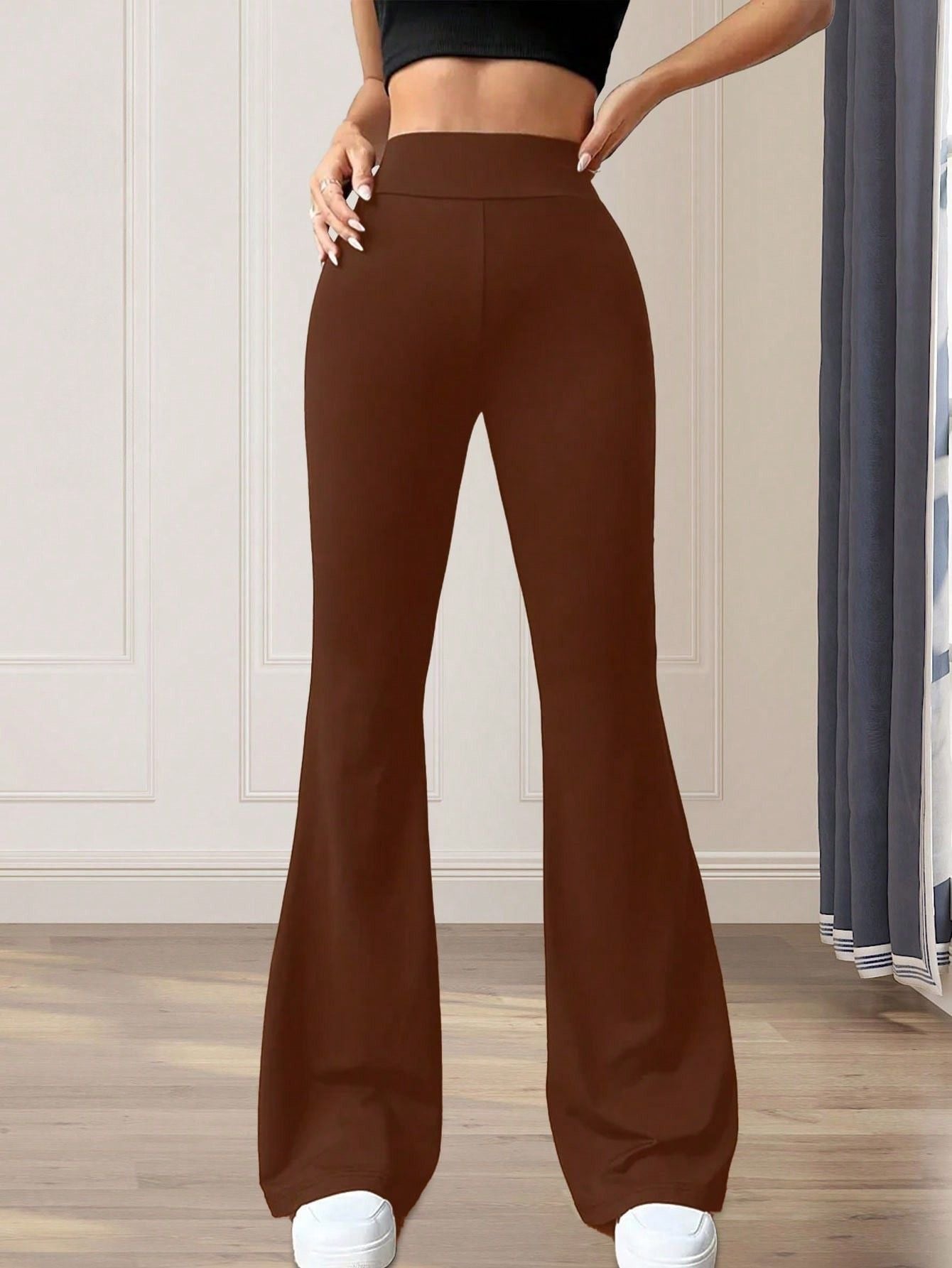 Calça Legging Flare Modeladora Cintura Alta Super Confortável