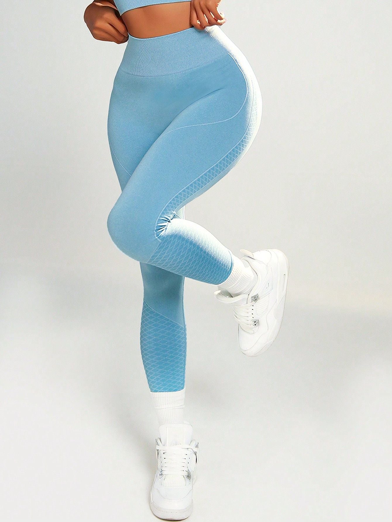 Calça Legging Texturizada Sem Costura Push Up