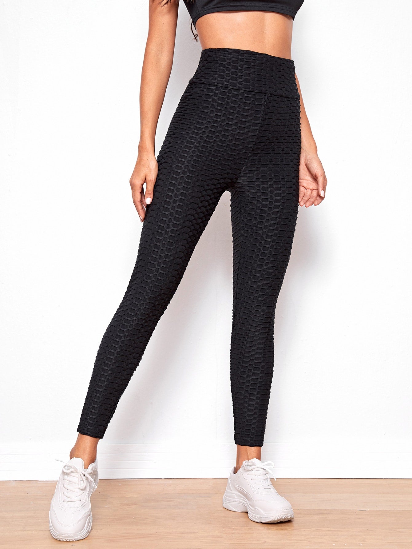 Calça Legging Texturizada Empina Bumbum Modeladora