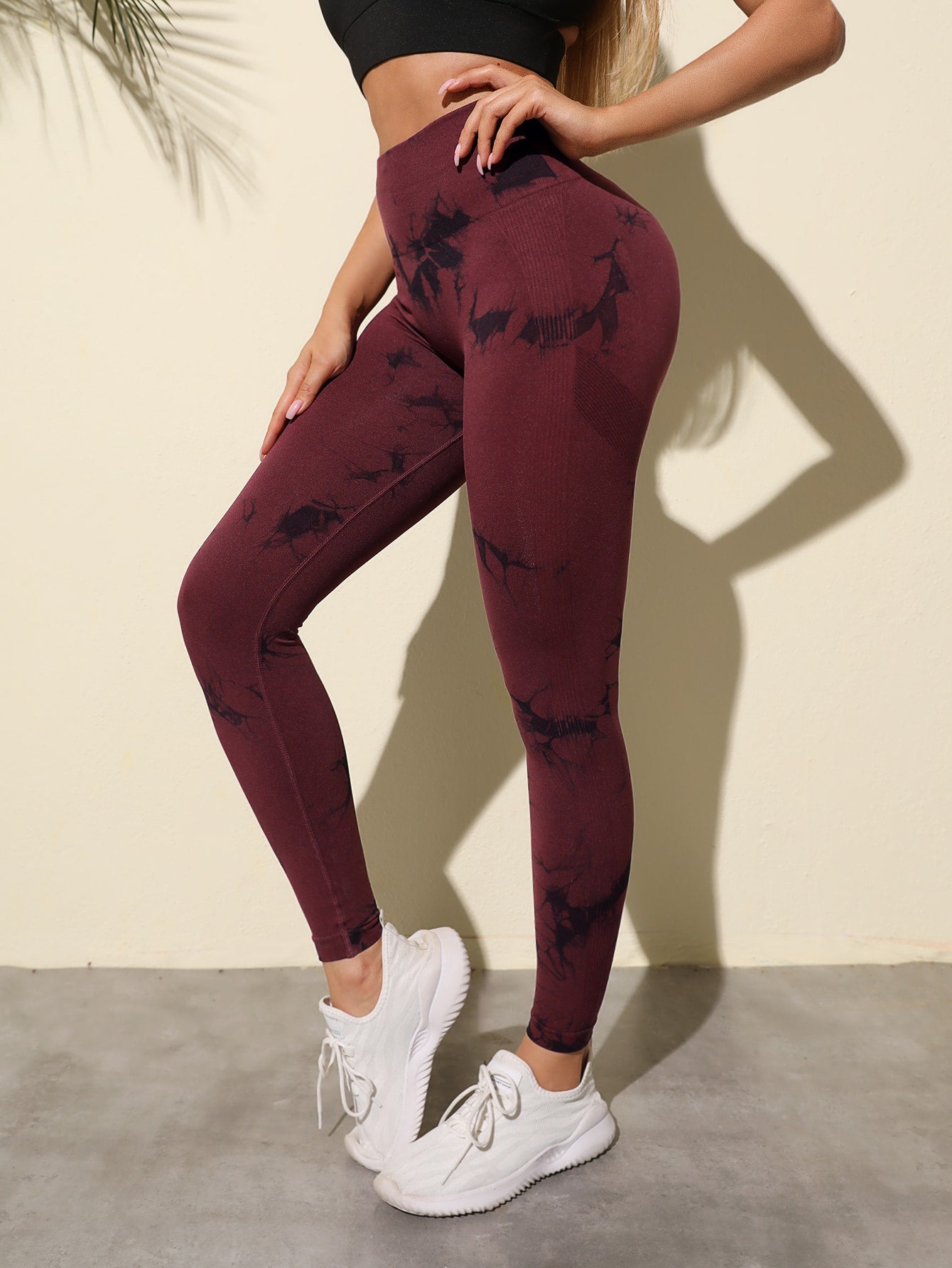 Calça Legging Fitness Compressão Estampa Tie Dye