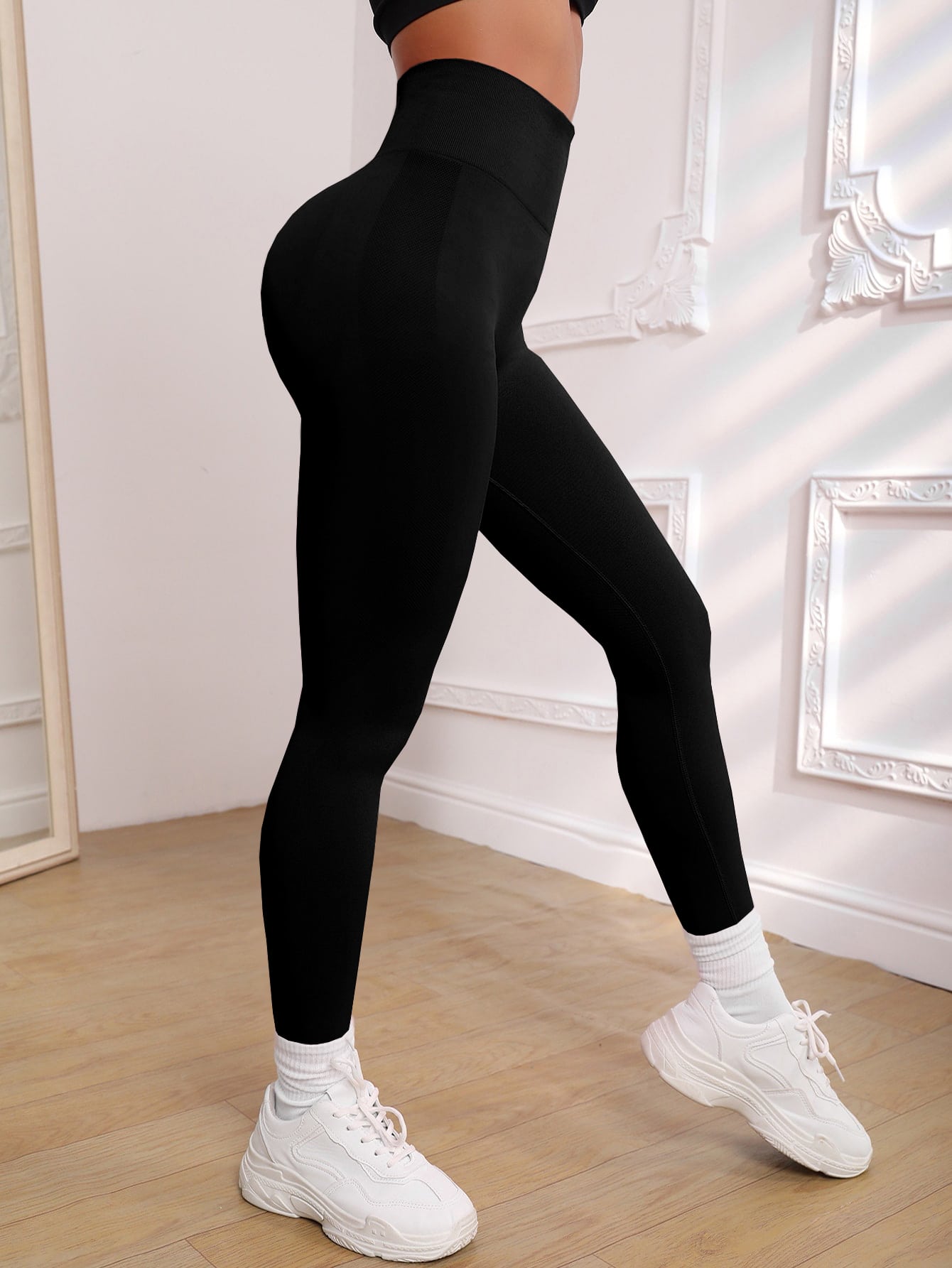 Calça Legging Cintura Alta Modeladora Efeito Levanta Bumbum