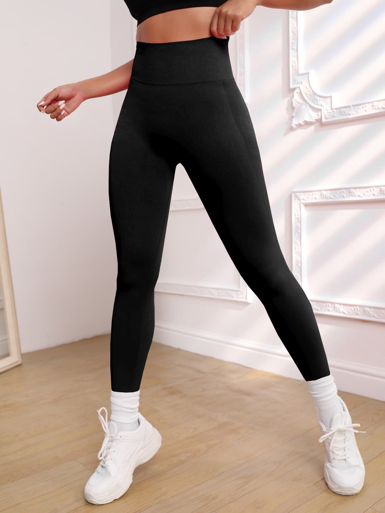 Calça Legging Cintura Alta Modeladora Efeito Levanta Bumbum