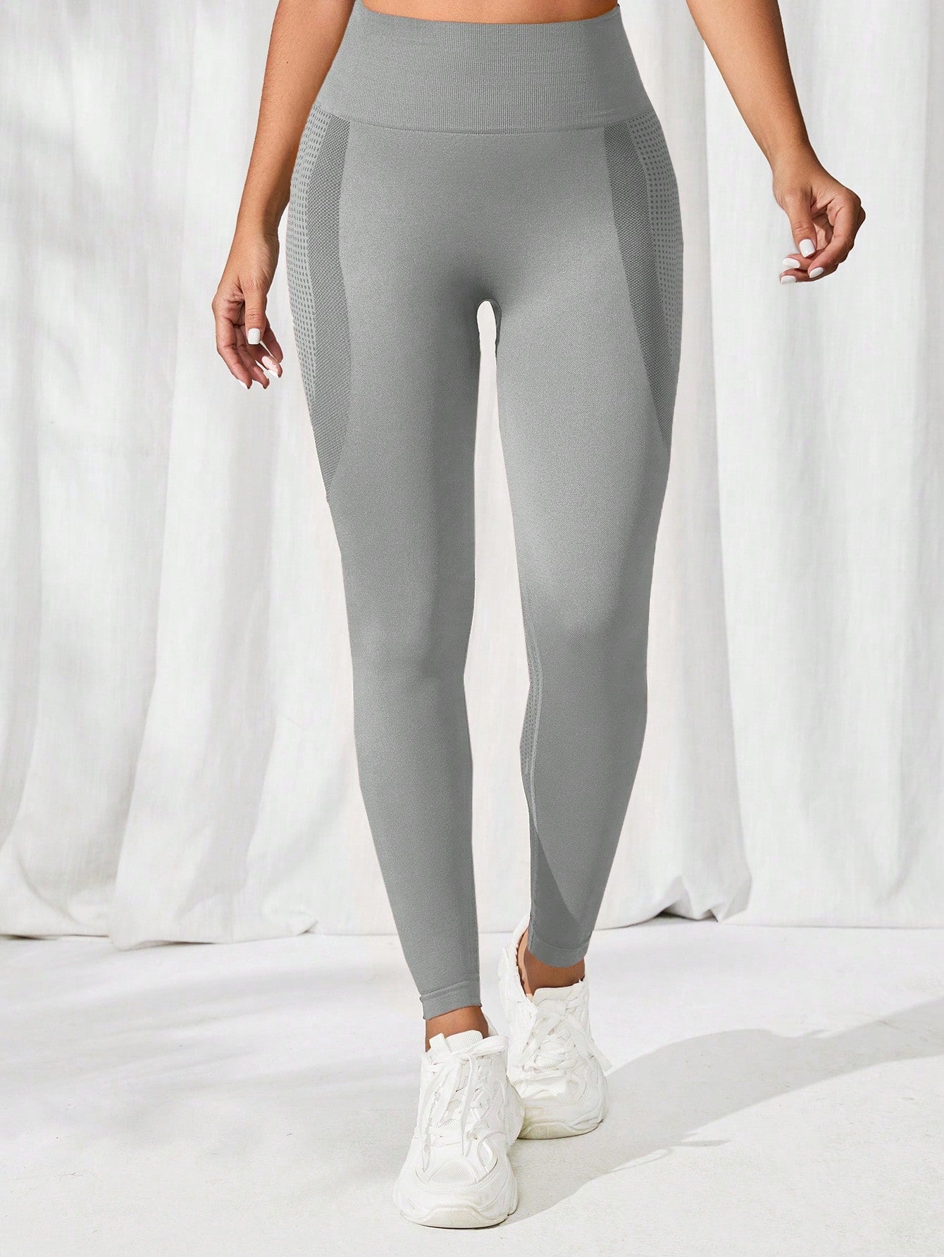 Calça Legging Fitness Sem Costura Cintura Alta Modeladora
