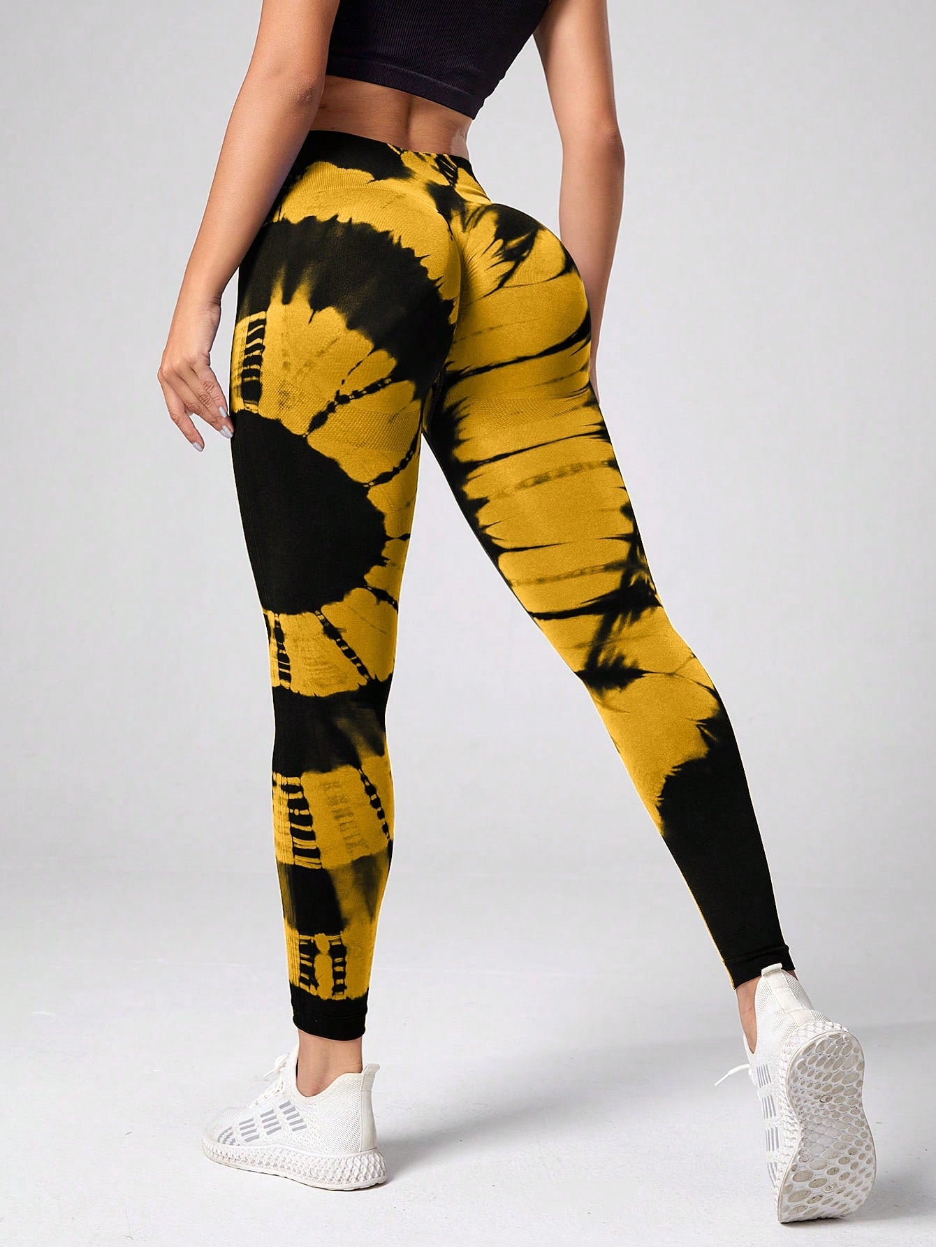 Calça Legging Tie Dye Seamless Empina Bumbum