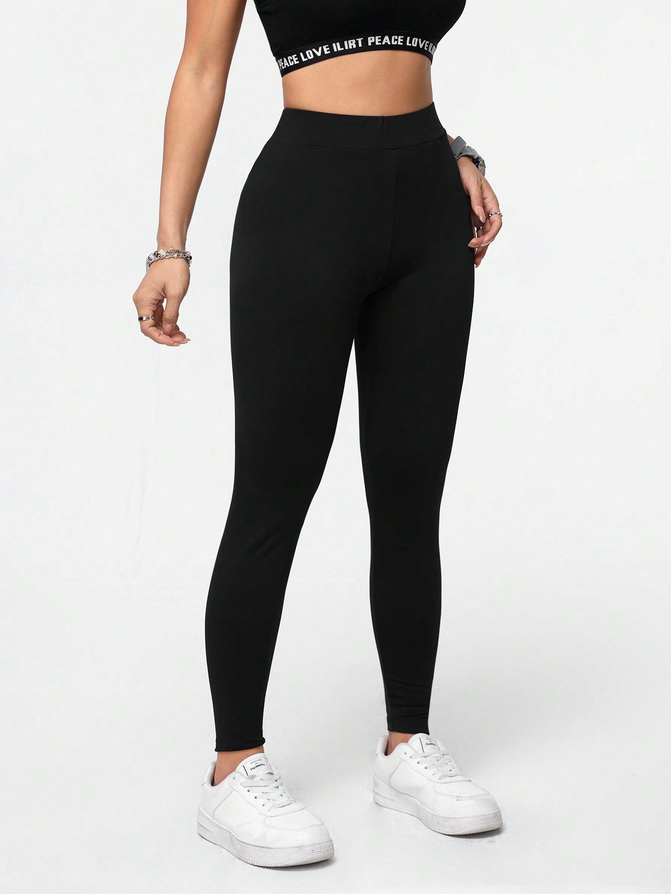 Calça Legging Seamless Cintura Alta Com Compressão