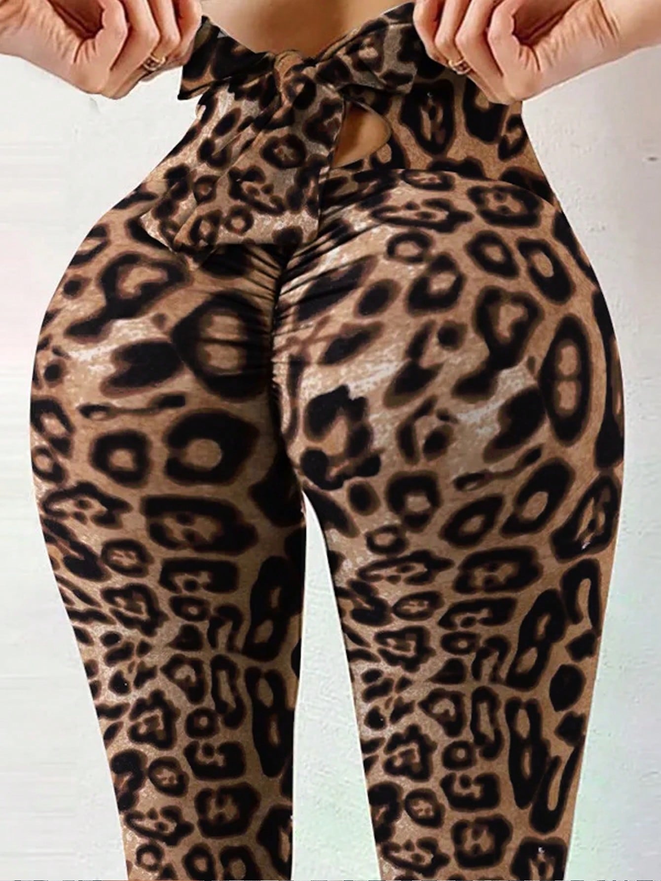 Calça Legging Estampada Animal Print Alta Elasticidade