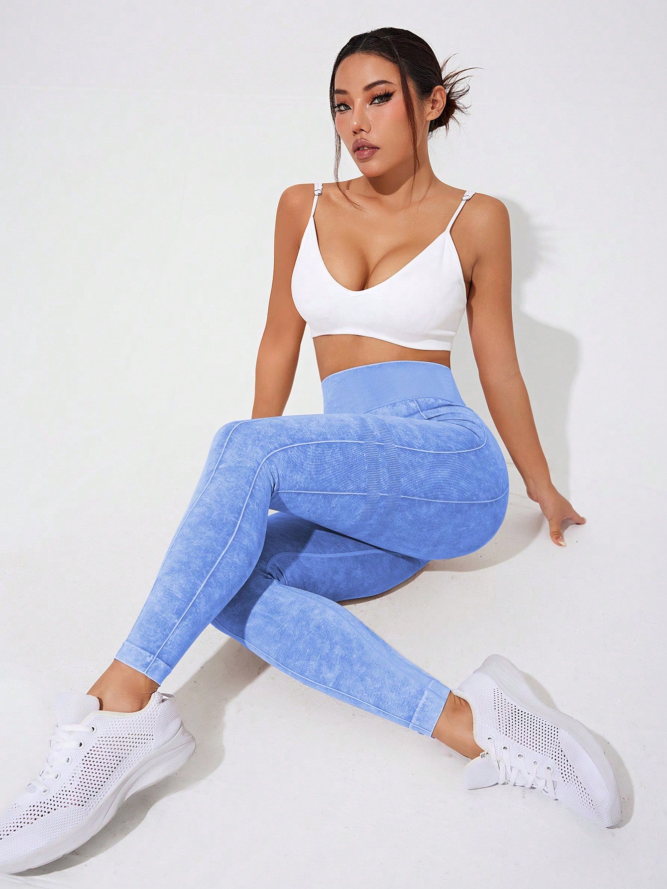 Calça Legging Seamless Cintura Alta Estonada