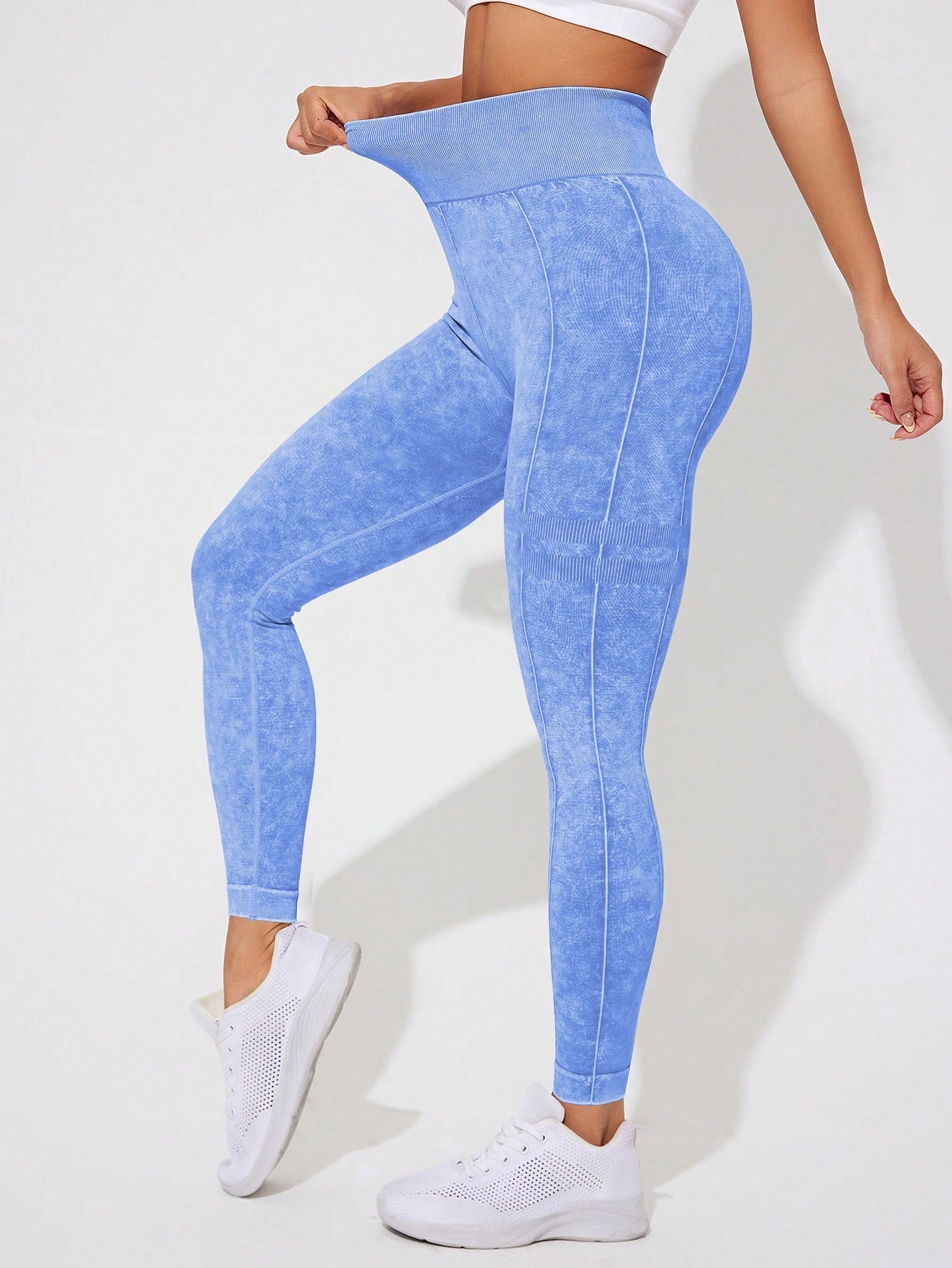 Calça Legging Seamless Cintura Alta Estonada