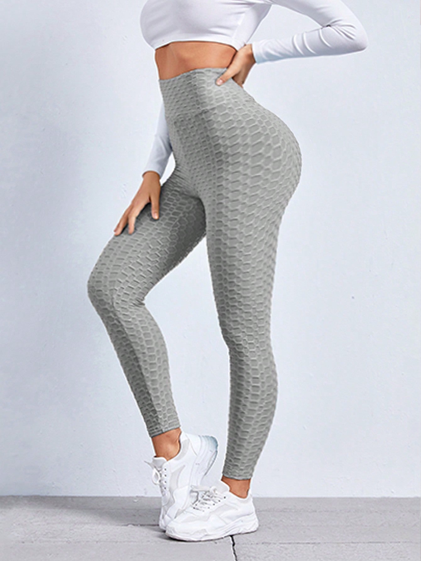 Calça Legging Texturizada Empina Bumbum Modeladora
