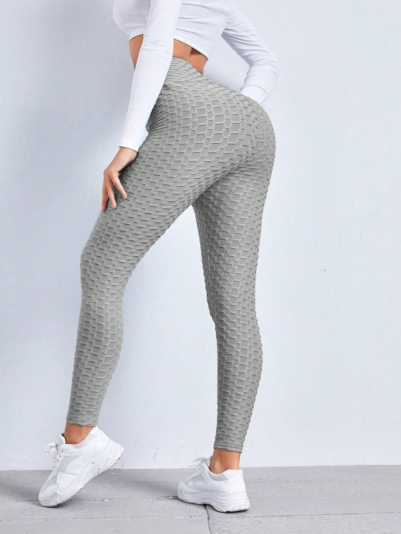 Calça Legging Texturizada Empina Bumbum Modeladora