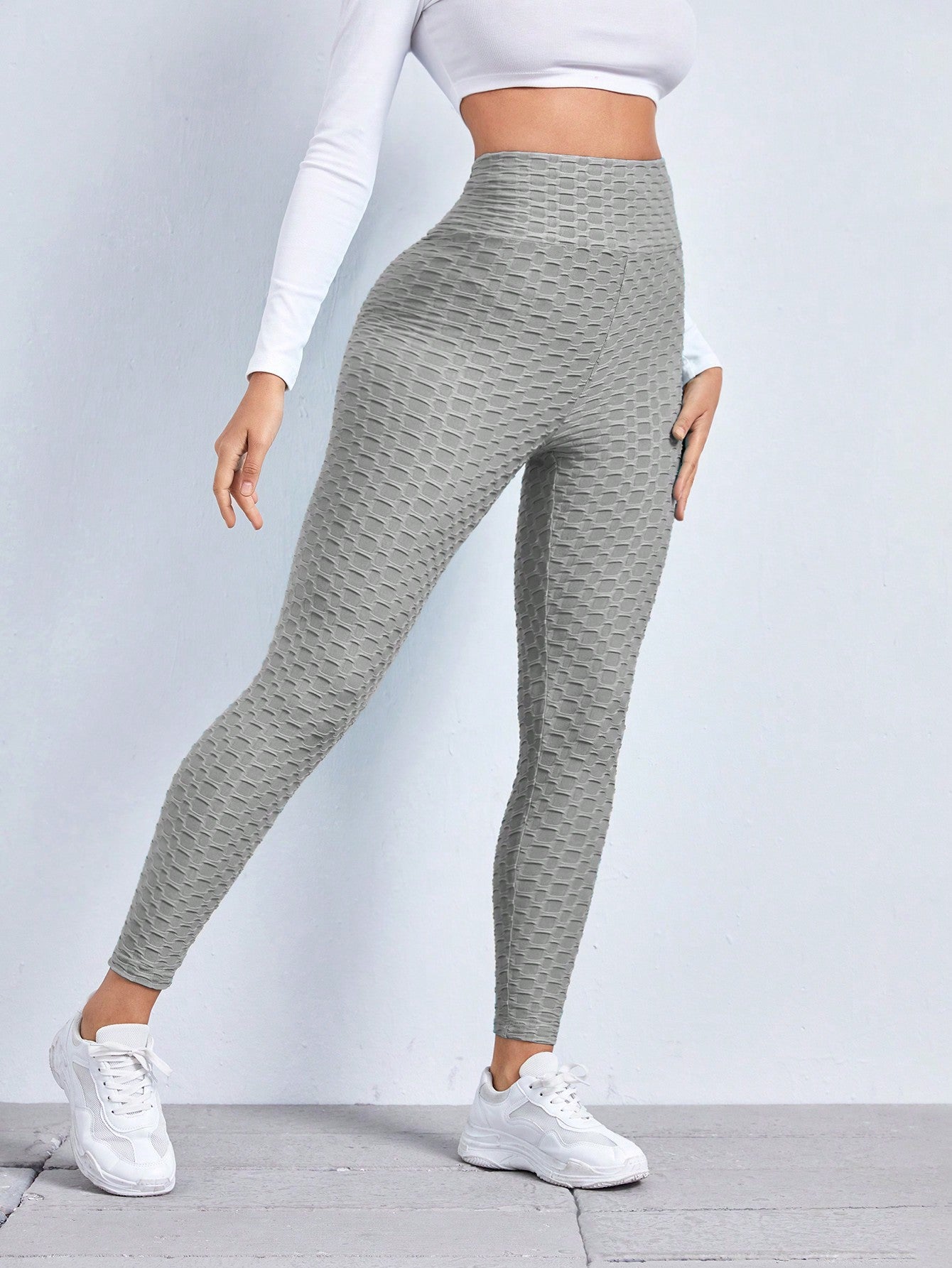 Calça Legging Texturizada Empina Bumbum Modeladora