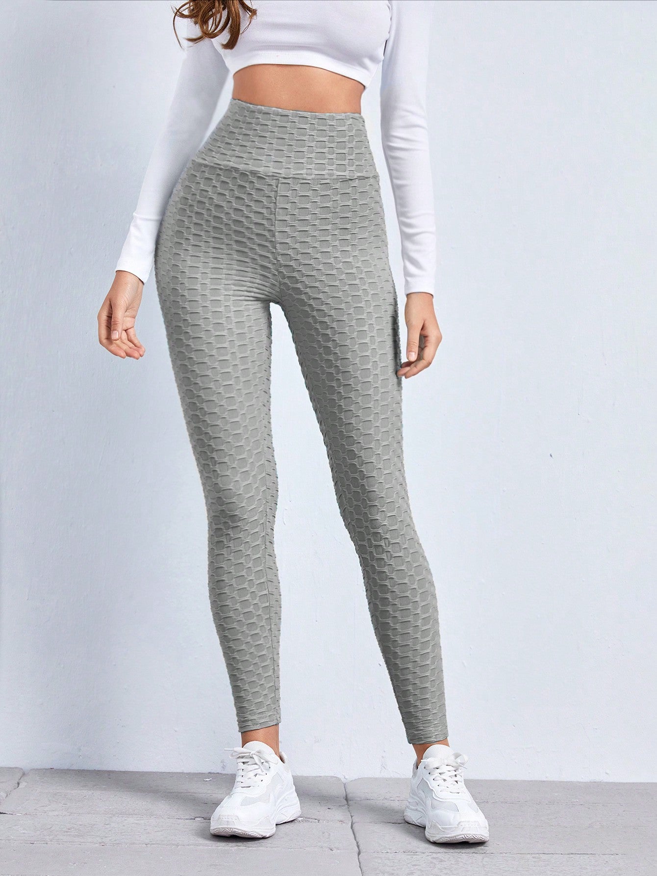 Calça Legging Texturizada Empina Bumbum Modeladora