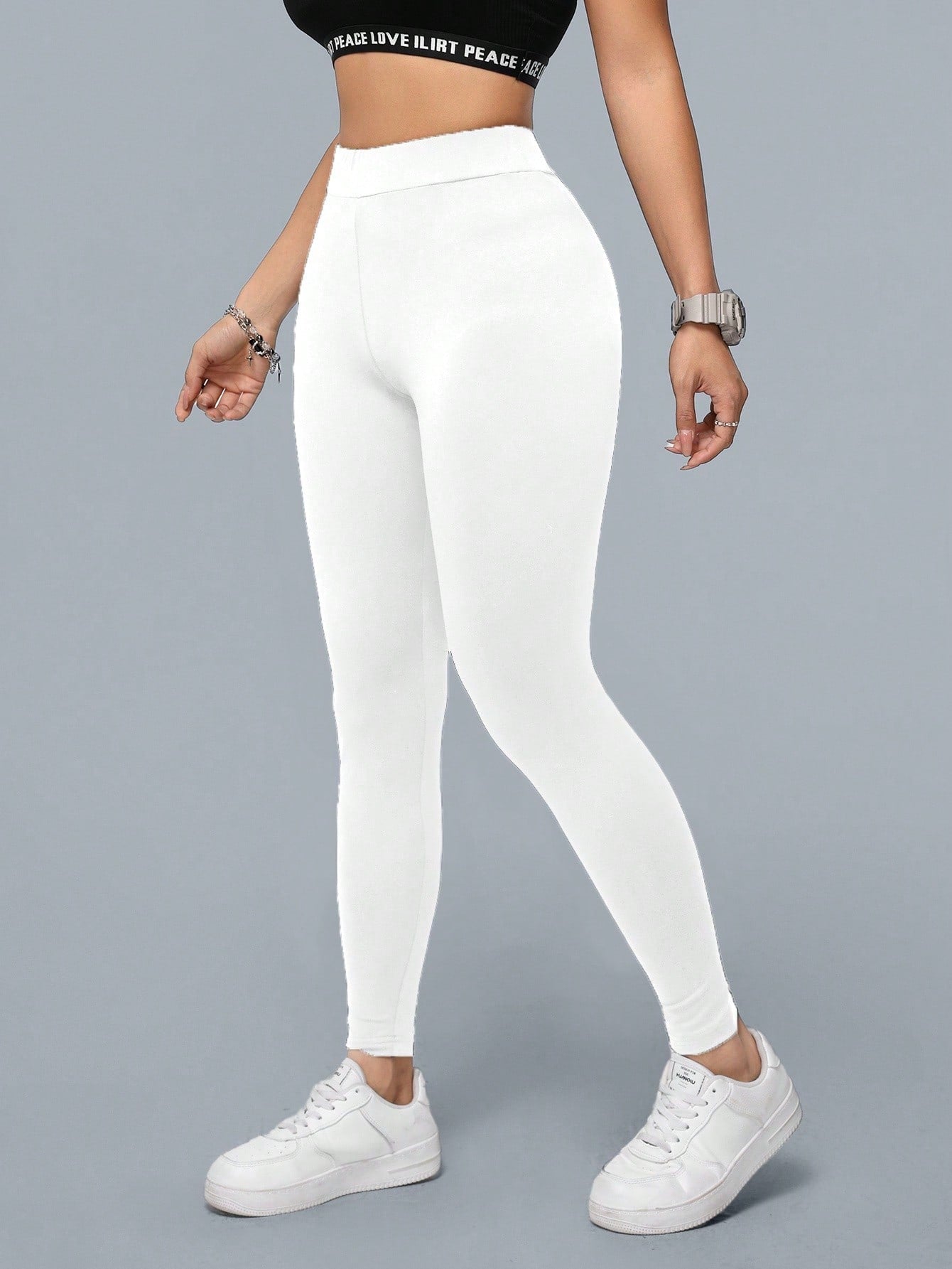 Calça Legging Seamless Cintura Alta Com Compressão