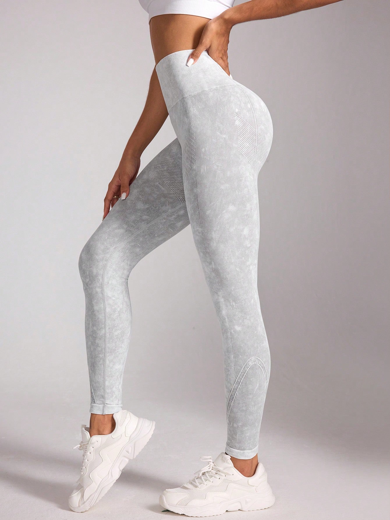 Calça Legging Sem Costura Texturizada Modeladora