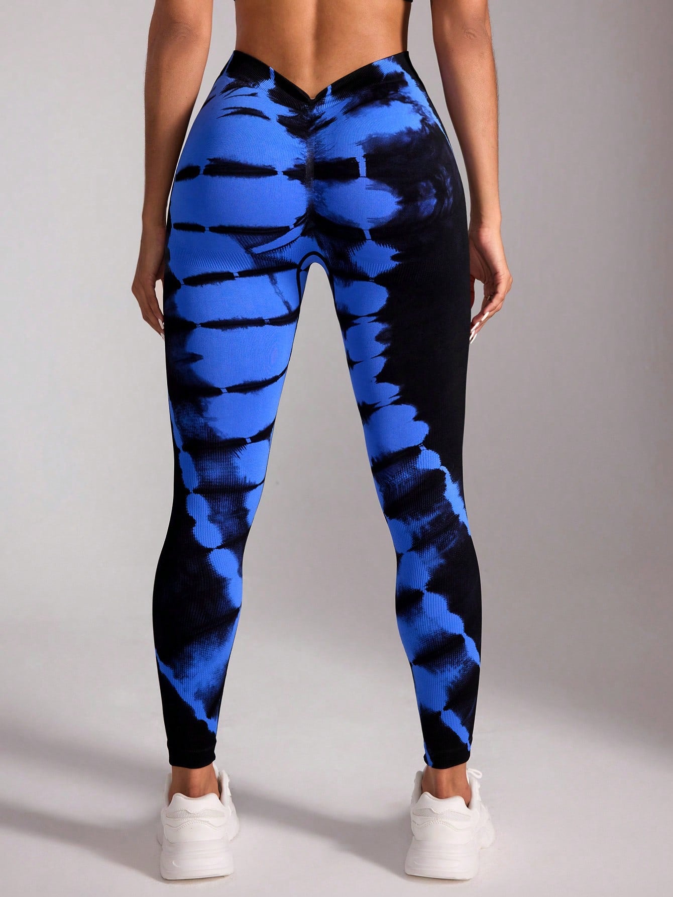 Calça Legging Tie Dye Cintura V Seamless