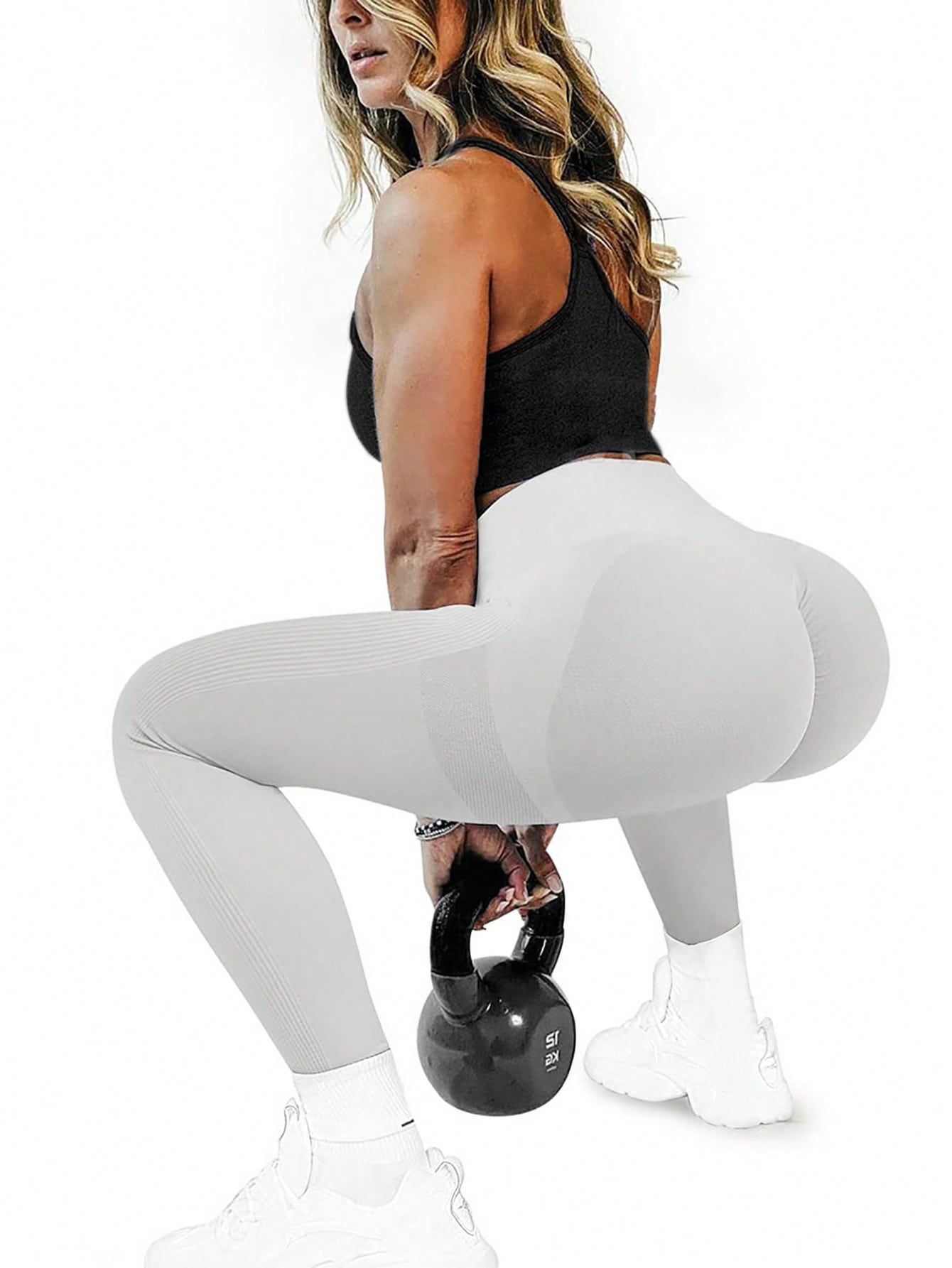 Calça Legging Seamless Empina Bumbum Com Compressão
