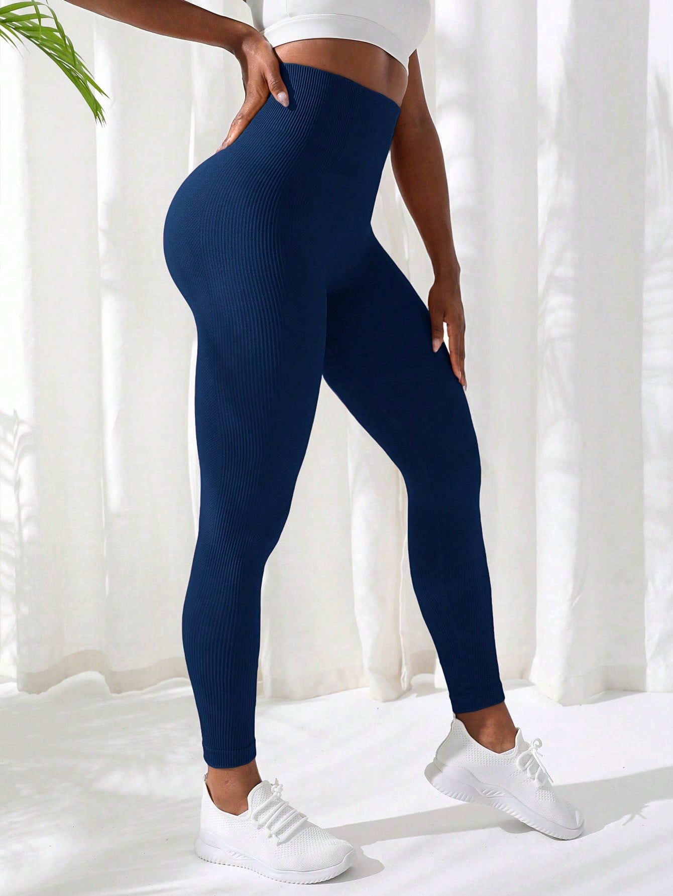 Calça Legging Modeladora Sem Costura Efeito Cintura Slim