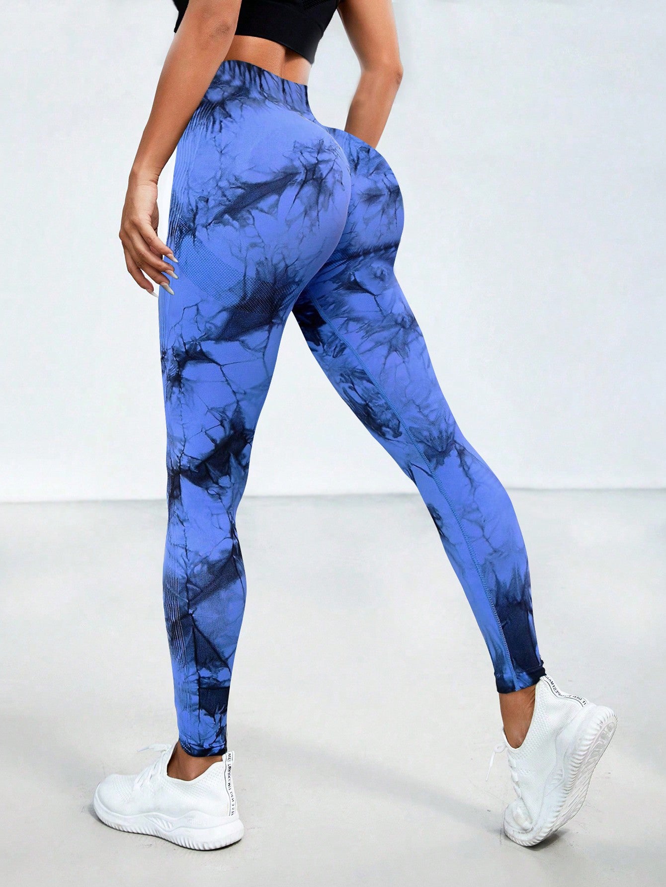 Calça Legging Fitness Compressão Estampa Tie Dye