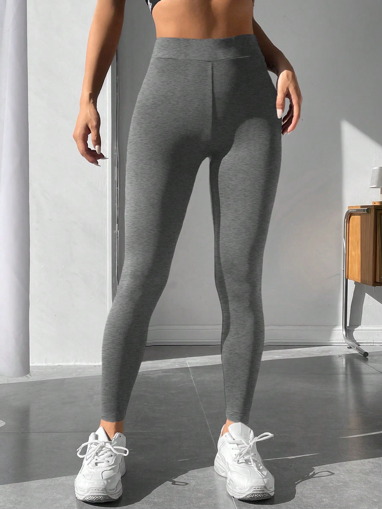 Calça Legging Seamless Cintura Alta Com Compressão