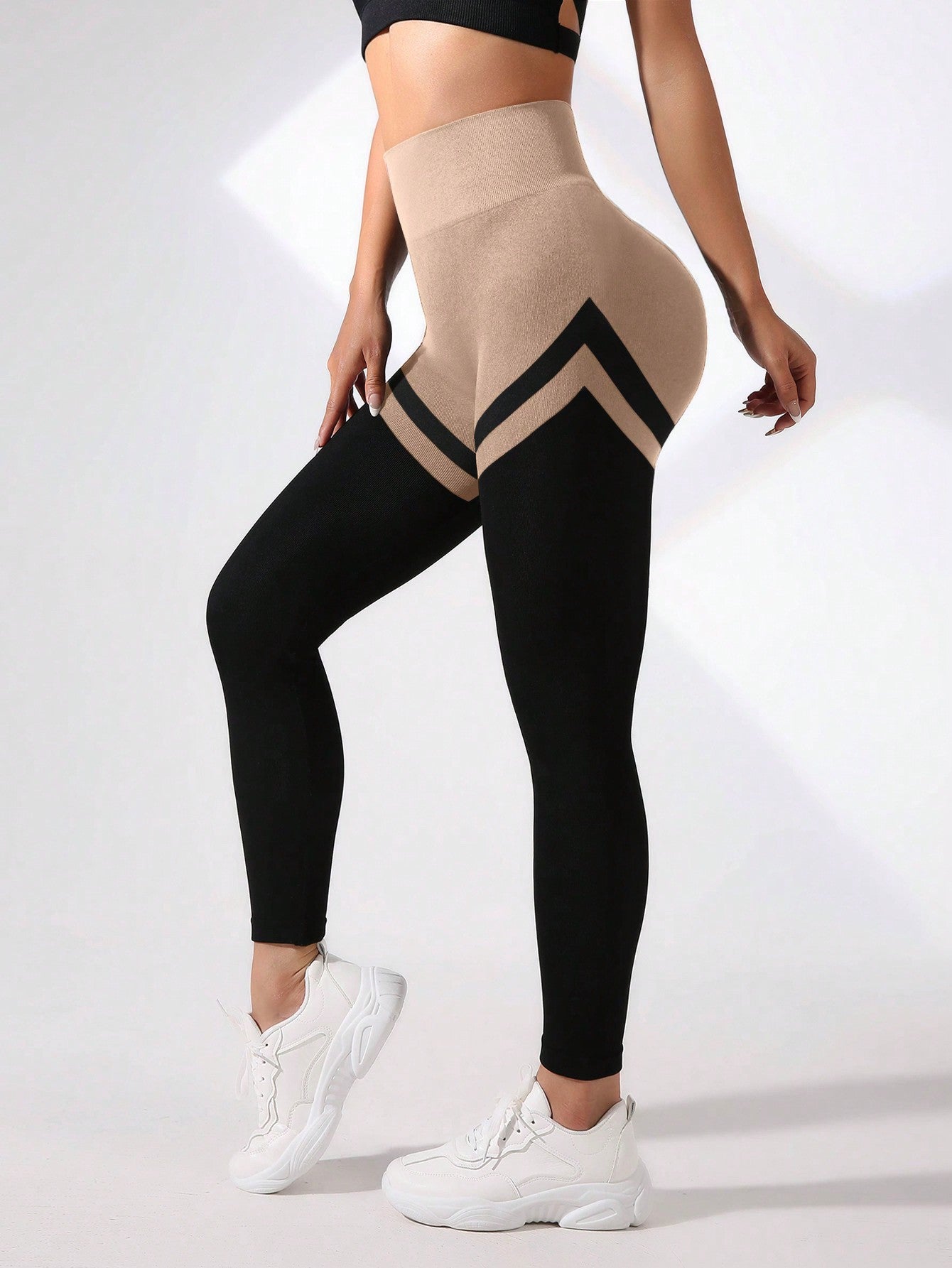 Calça Legging Push Up Cintura Alta Com Compressão
