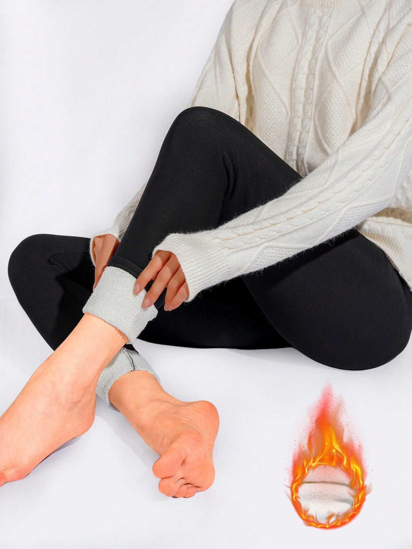 Calça Legging Feminina Térmica Forrada Inverno Quente