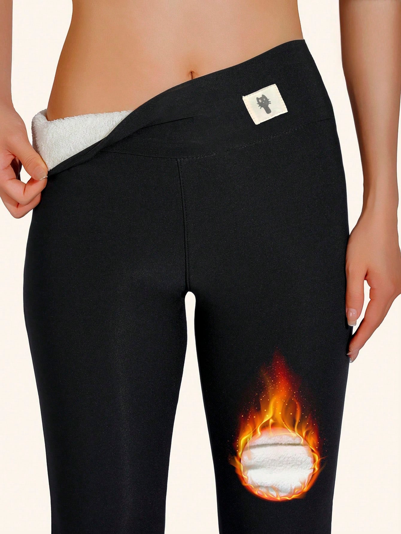 Calça Legging Feminina Térmica Forrada Inverno Quente