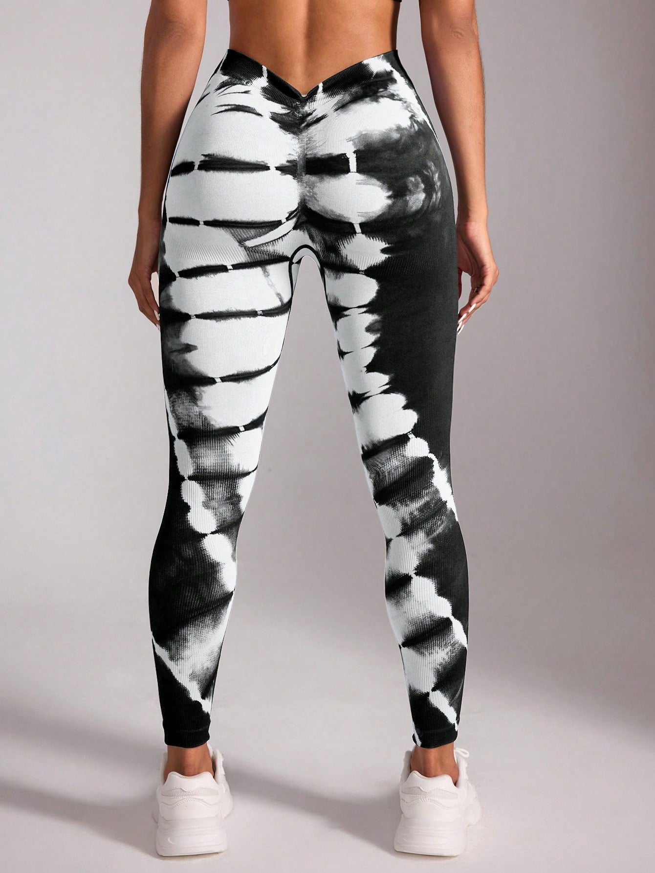 Calça Legging Tie Dye Cintura V Seamless