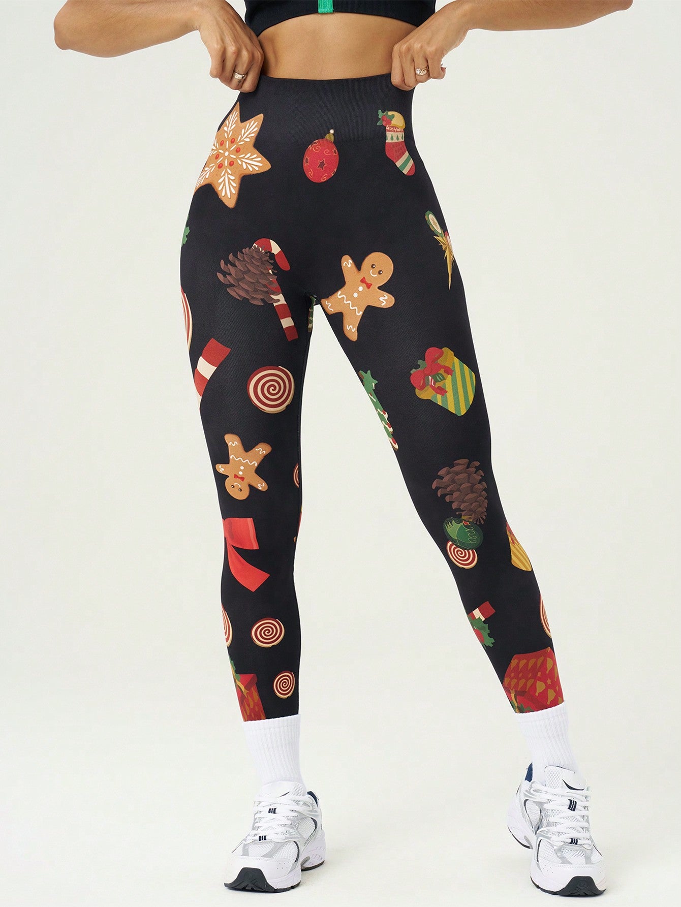 Calça Legging Fashion Estampada Caveira Estilo Halloween