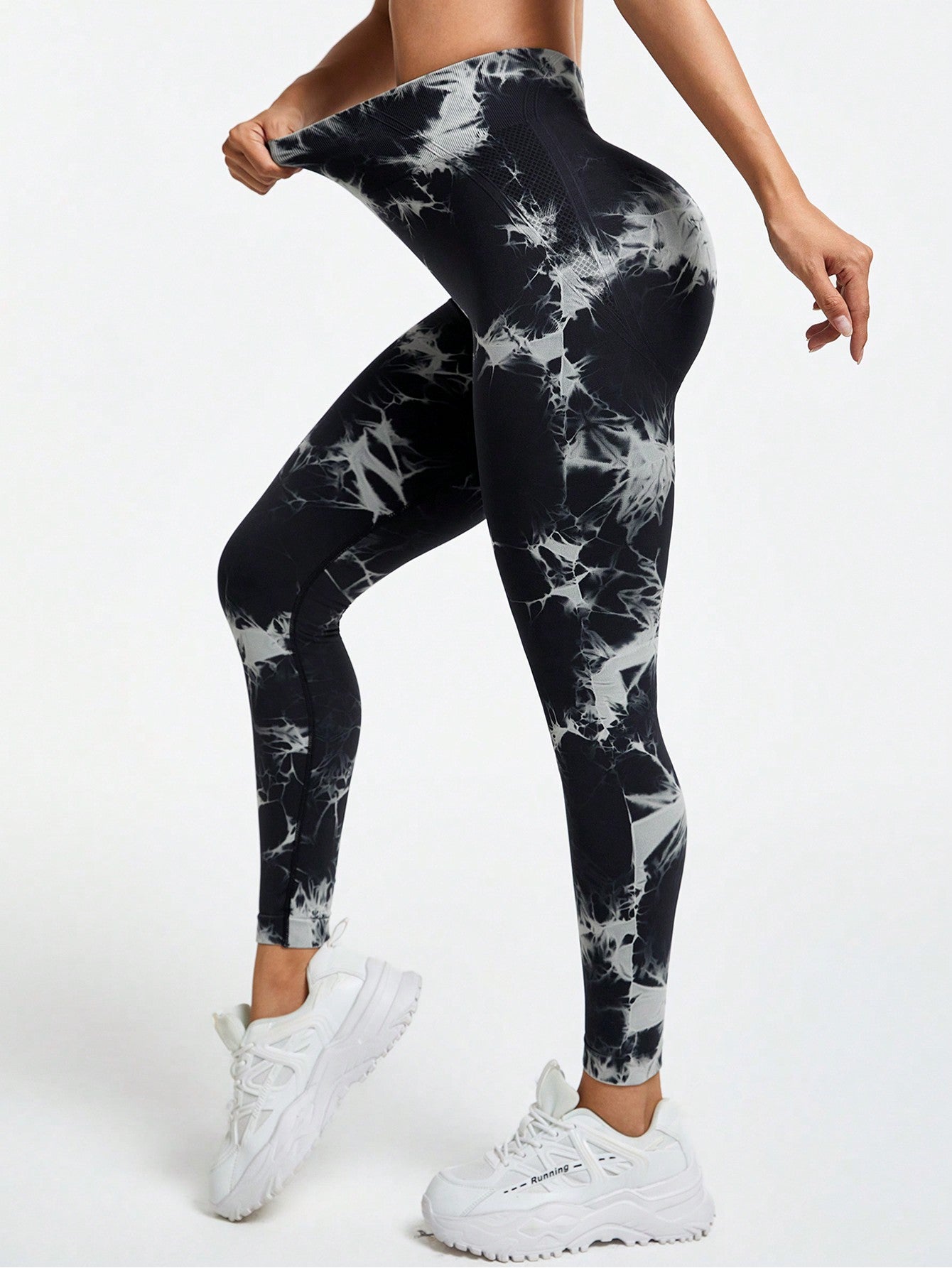 Calça Legging Tie Dye Scrunch Sem Costura